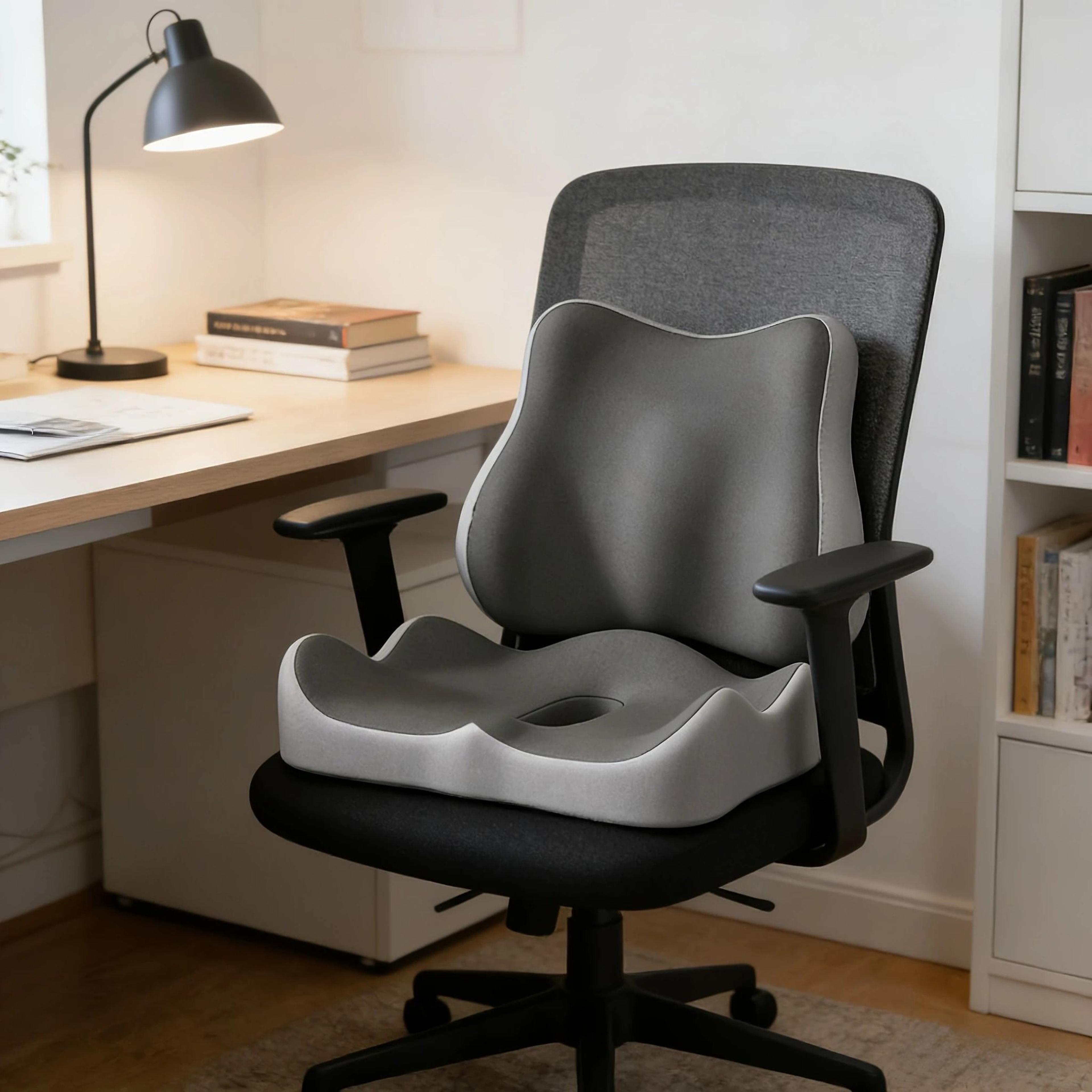 Ergonomic Memory Foam Seat Cushion For Office Chair Car And Home Support 5