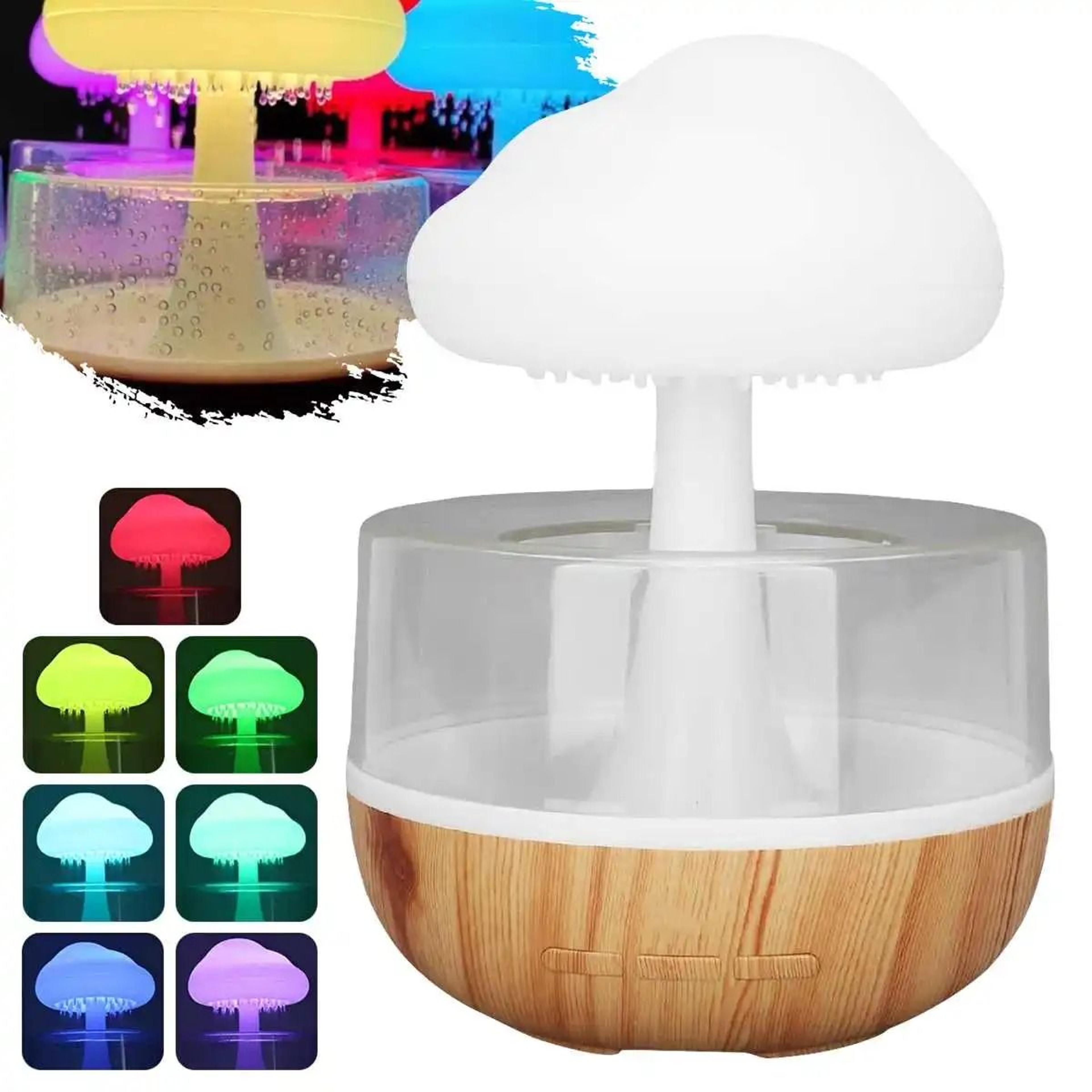 Rain Cloud Humidifier With Colorful Night Light And Essential Oil Diffuser 0
