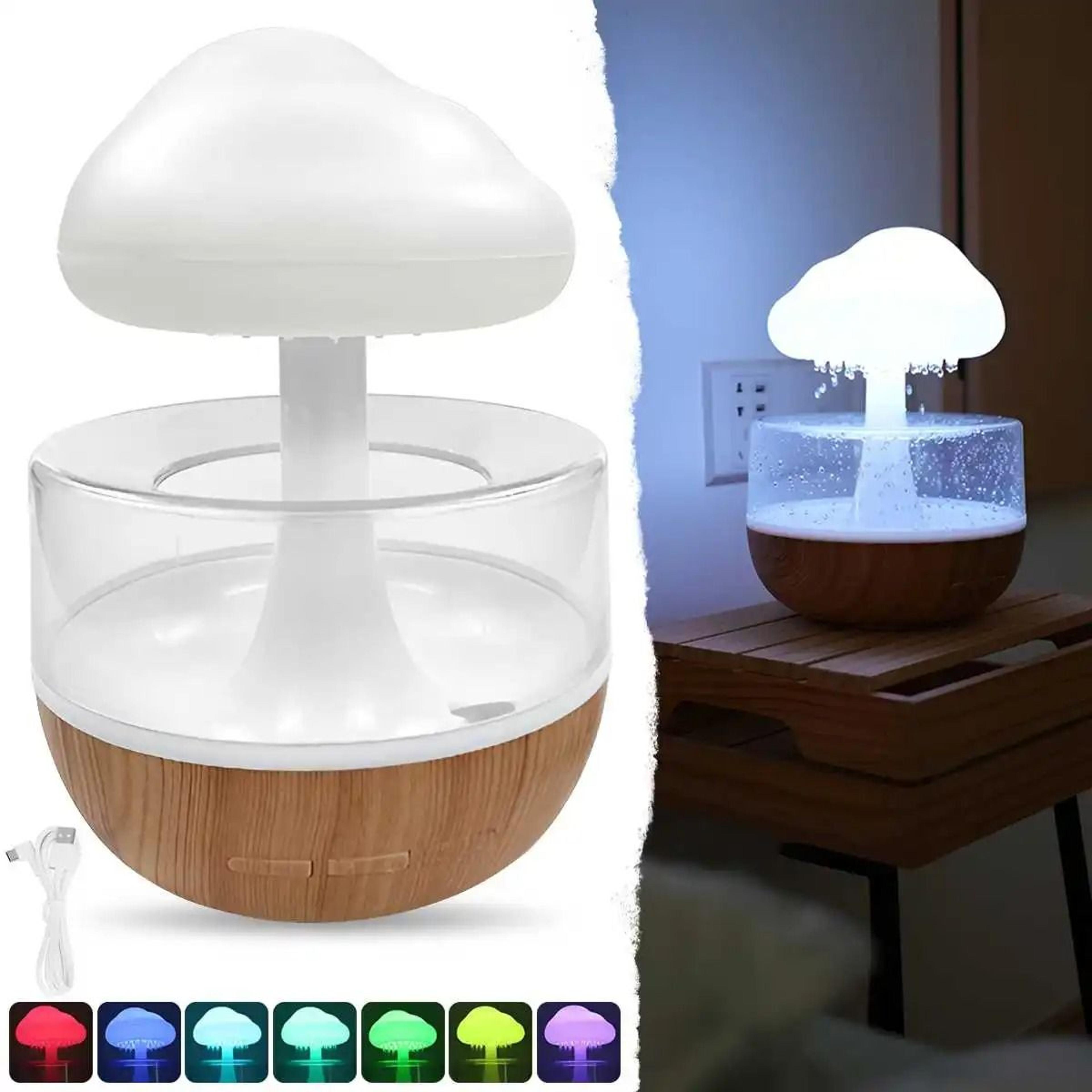 Rain Cloud Humidifier With Colorful Night Light And Essential Oil Diffuser 8
