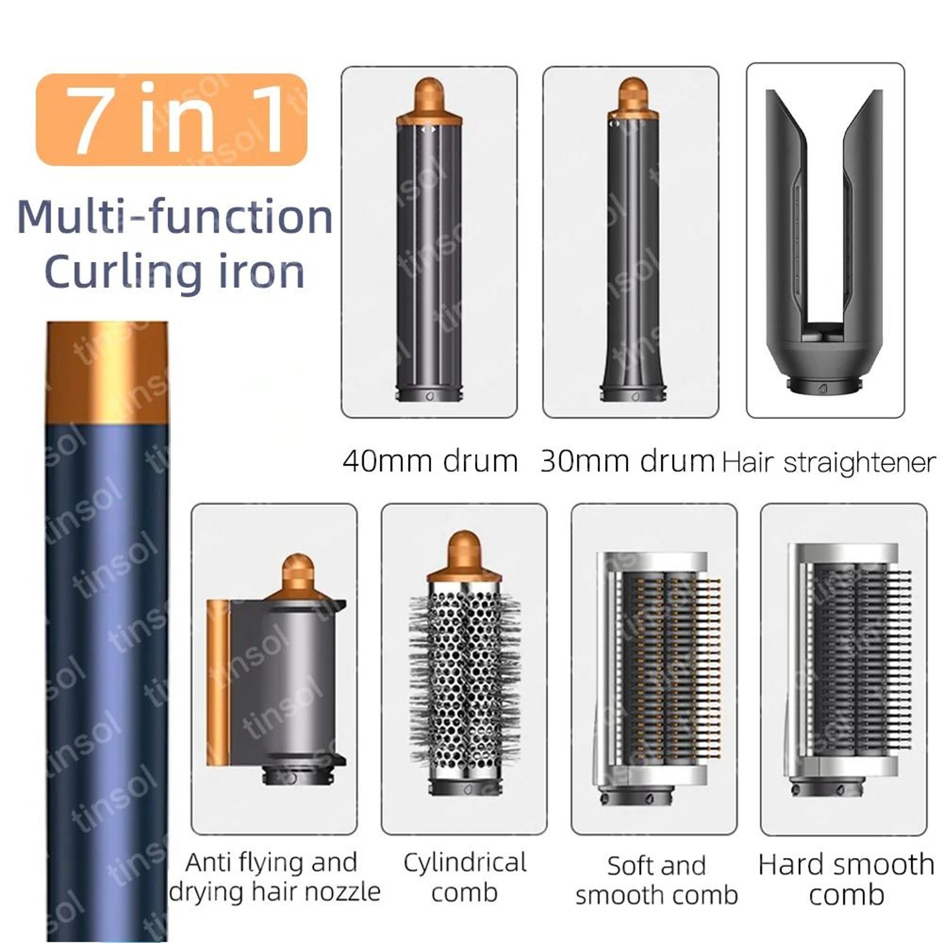 7 In 1 Hair Styler Hot Air Brush Curling And Straightening Set 12