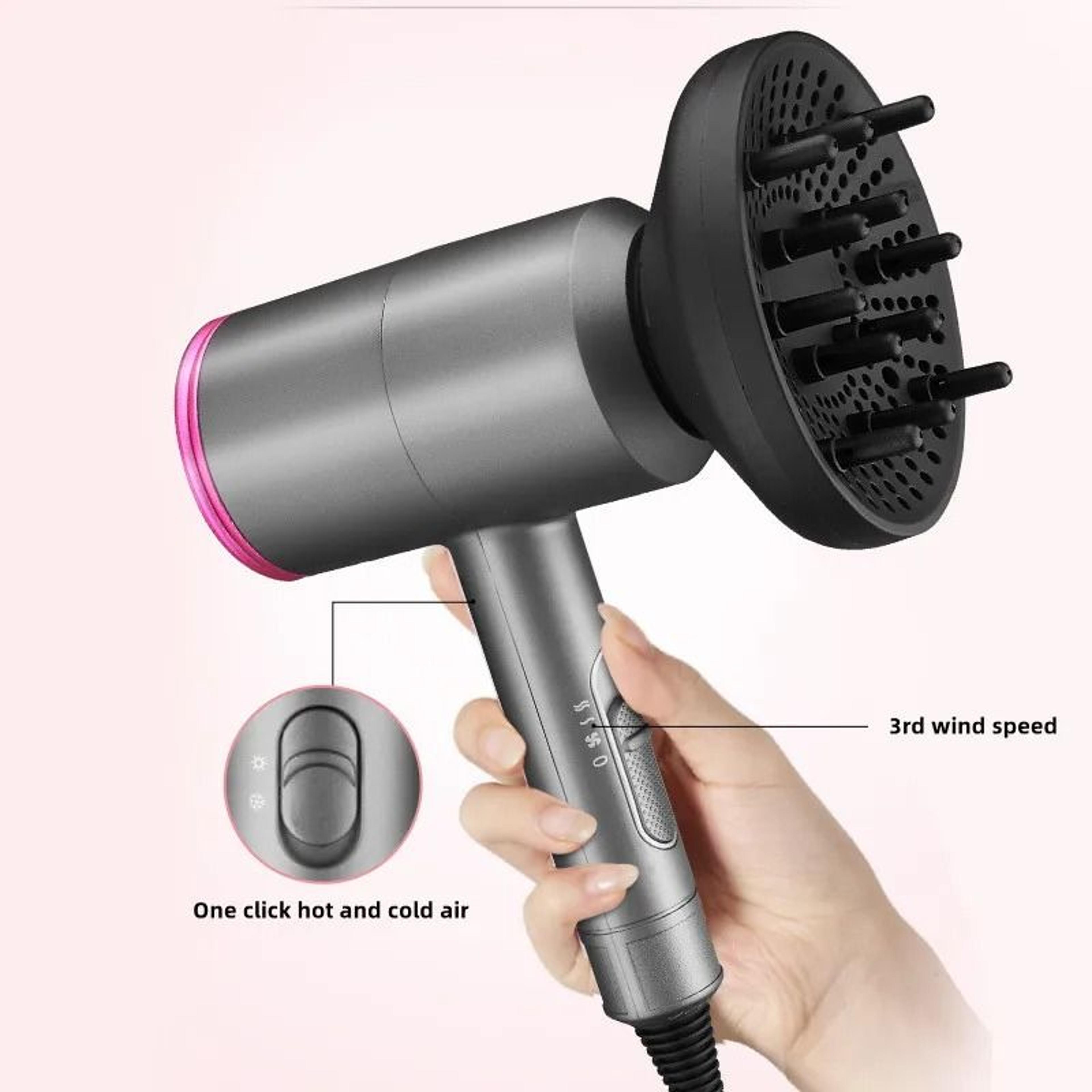 Professional Ionic Hair Dryer High Speed Fast Drying Negative Ion Hair Dryer 5