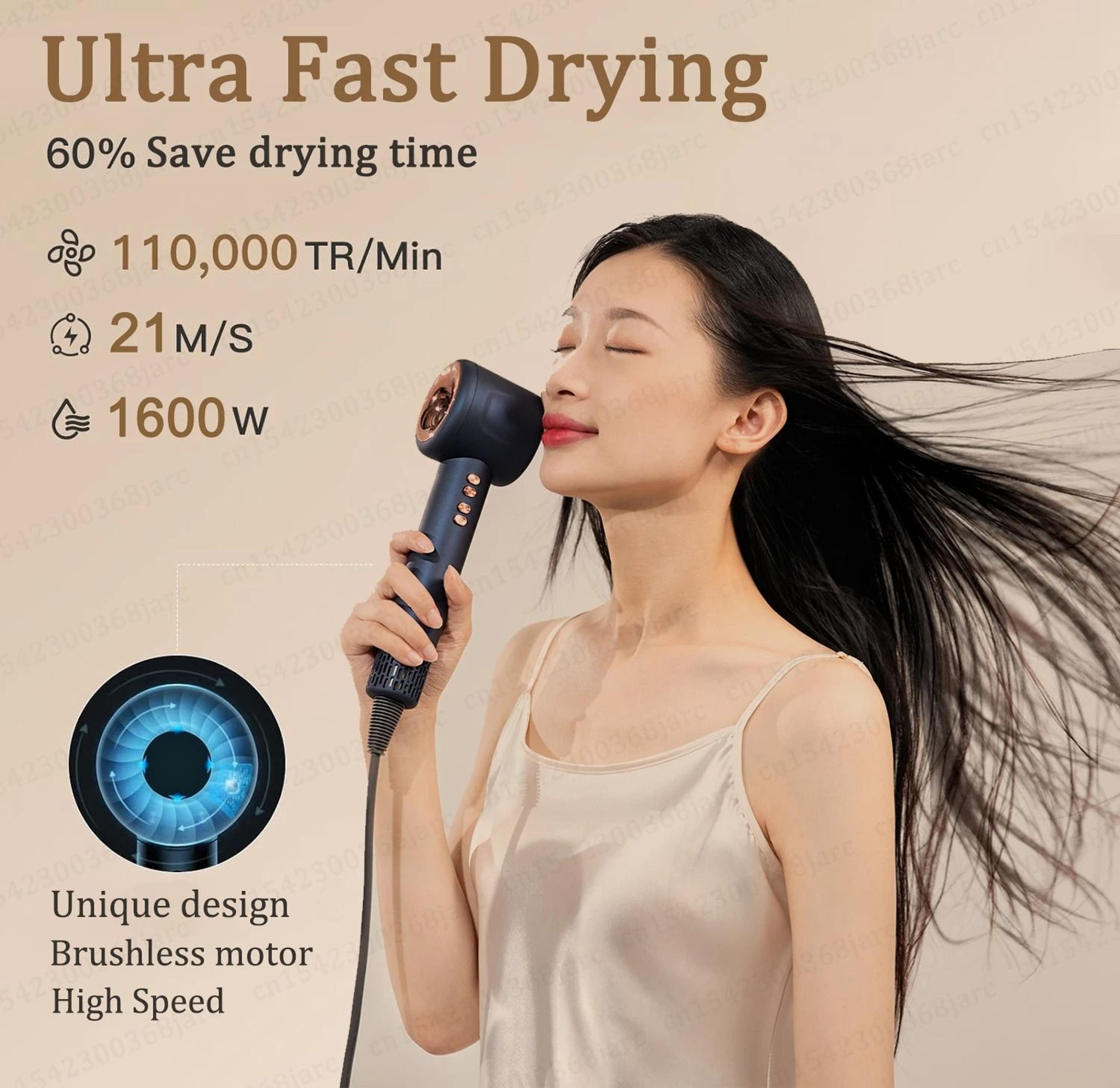 Super Hair Dryer 220V Leafless Hair Dryer Personal Hair Care Styling Negative Ion Tool Constant Ani 2