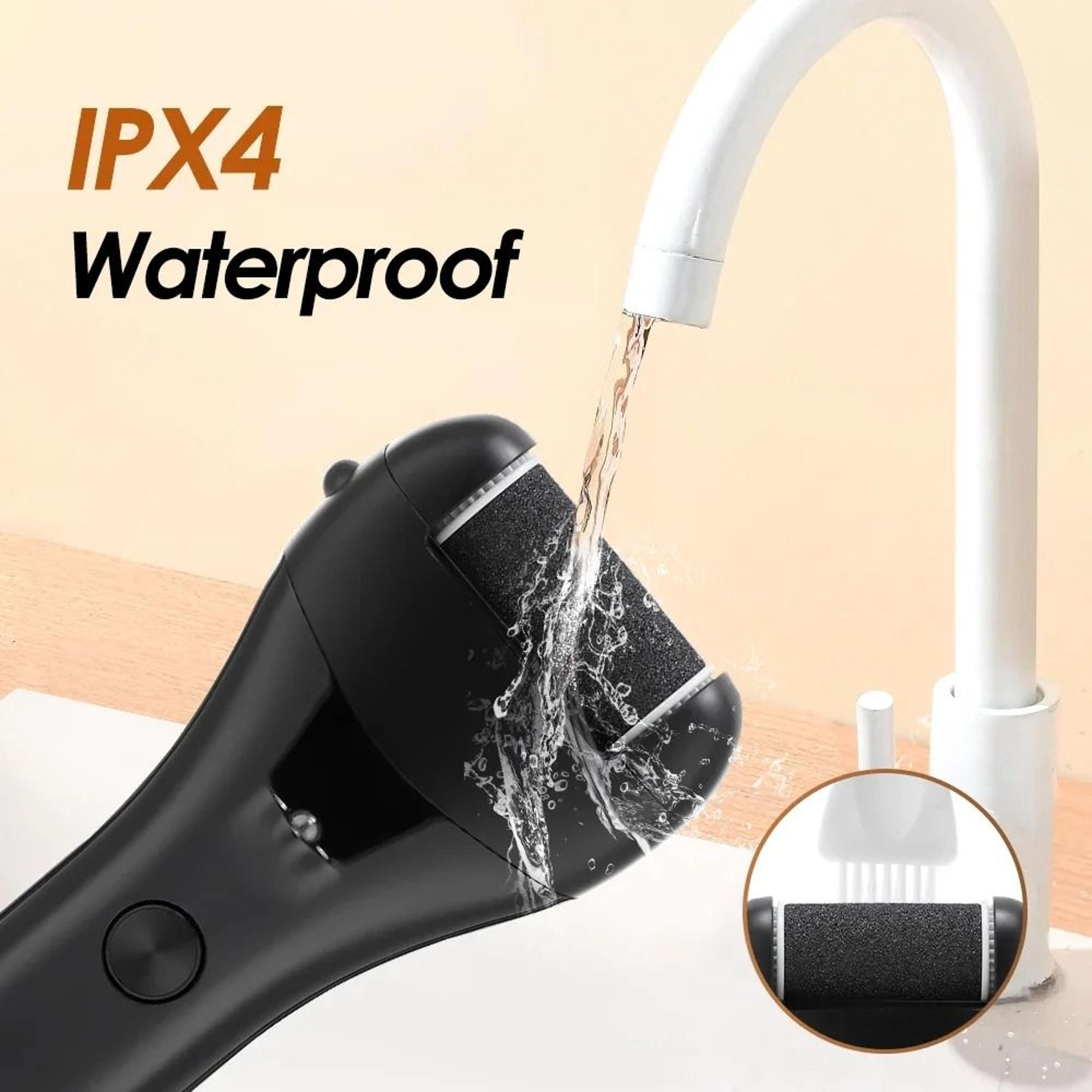Professional Electric Foot Callus Remover With 3 Roller Heads IPX4 Waterproof Rechargeable Foot Fil 4