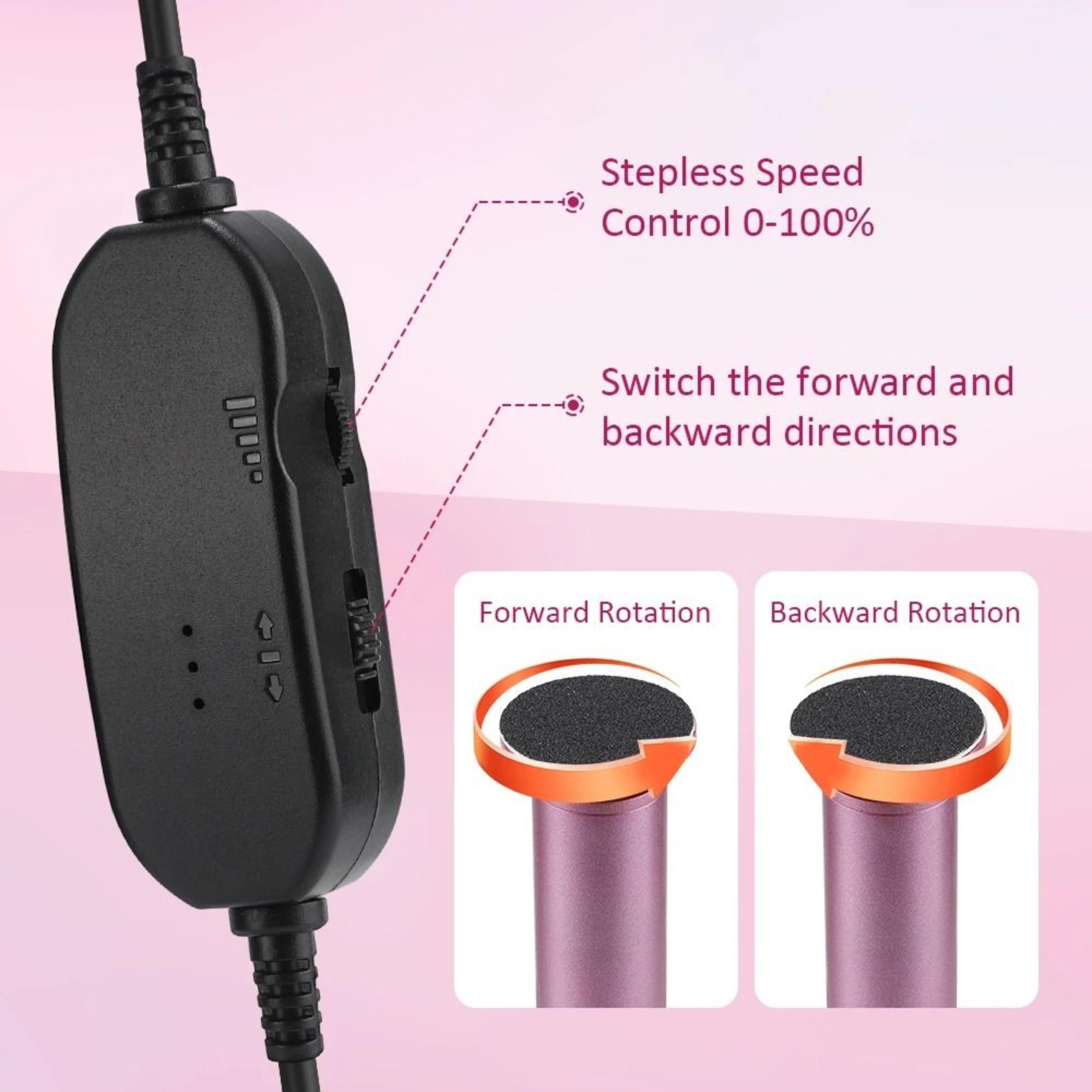 Professional Electric Foot Callus Remover Foot Exfoliator For Smooth Cracked Heels 3