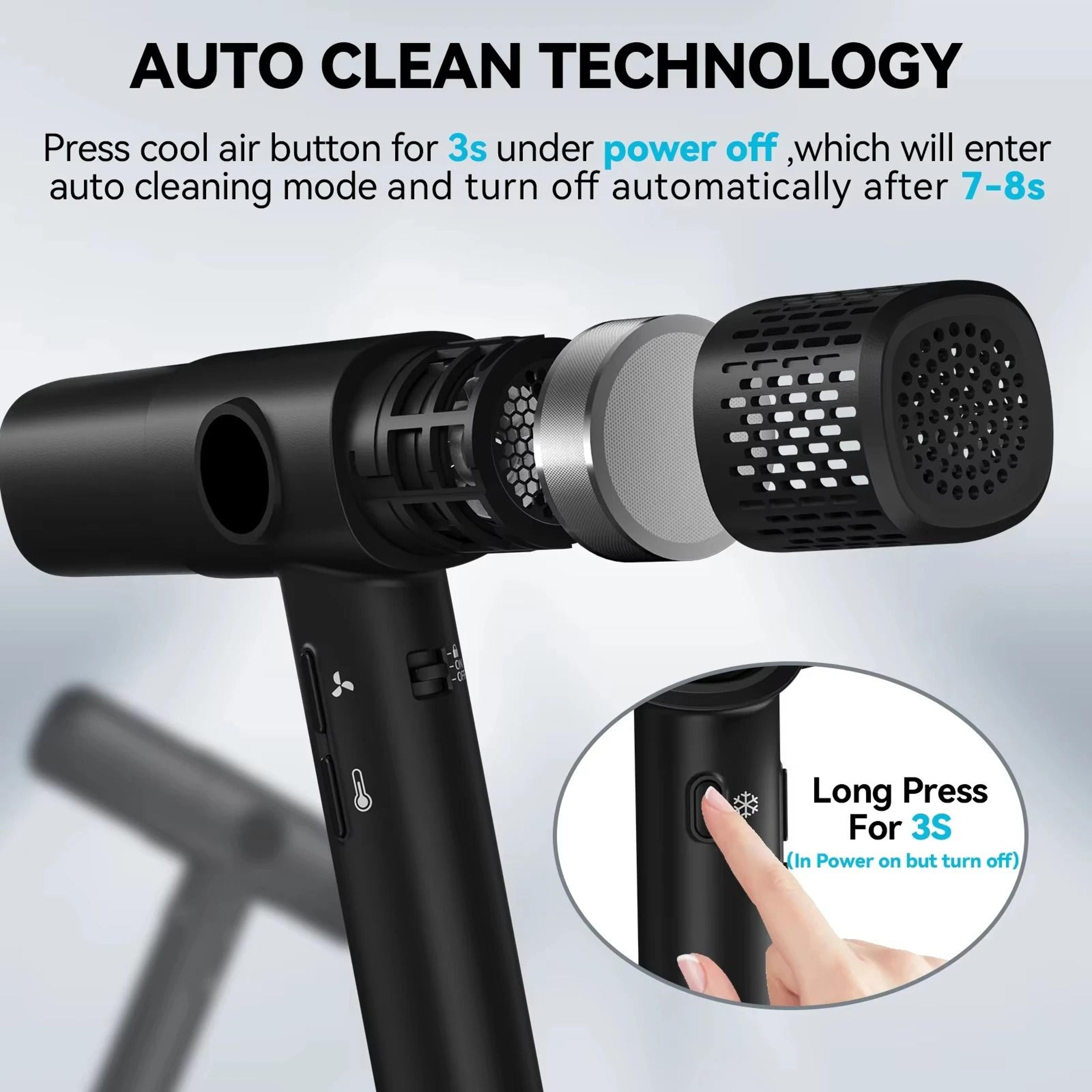 TINSOL Professional High Speed Ionic Hair Dryer With Constant Temperature Hair Care 4