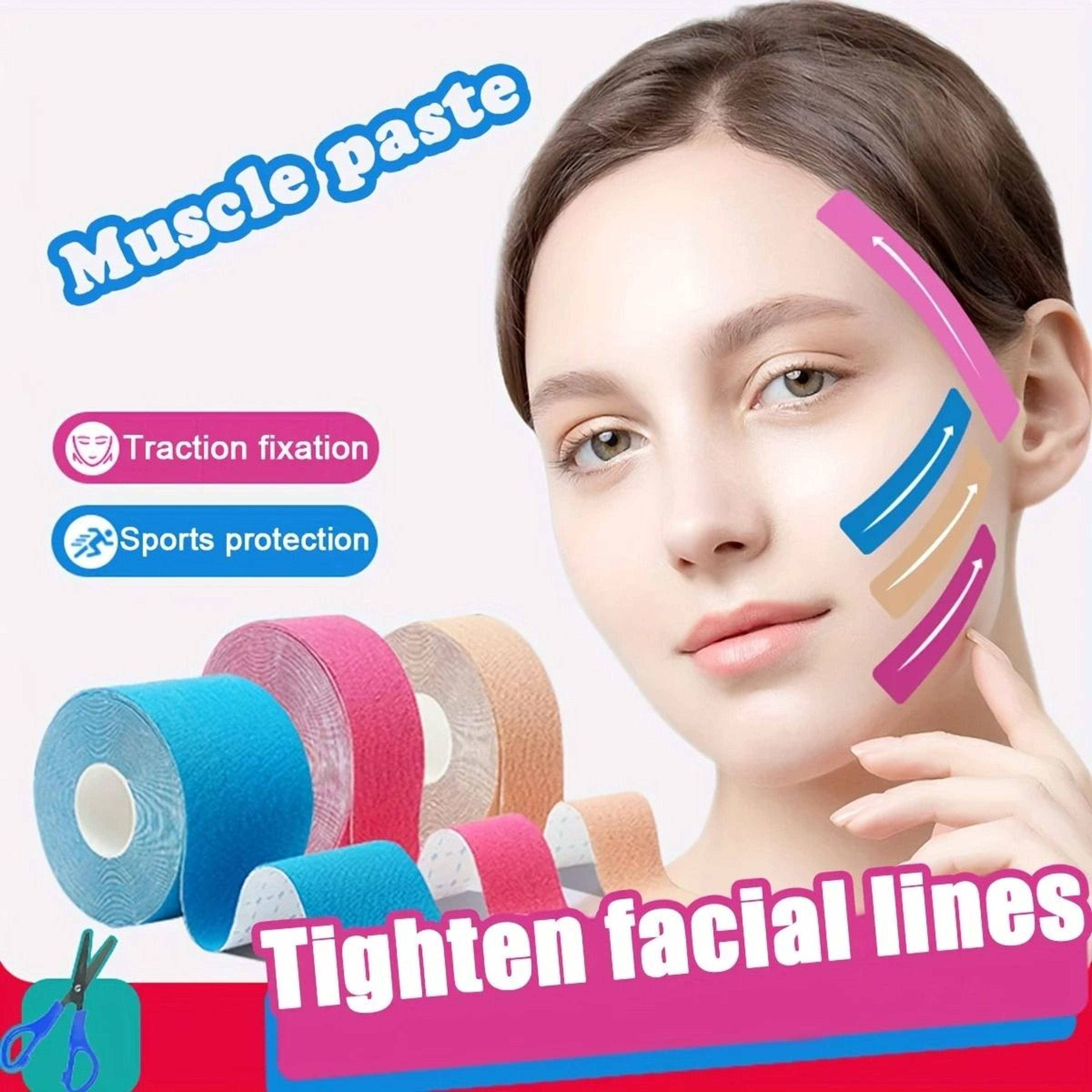 beauty kinesiology face tape for wrinkles and facial lifting 2cm anti aging tape