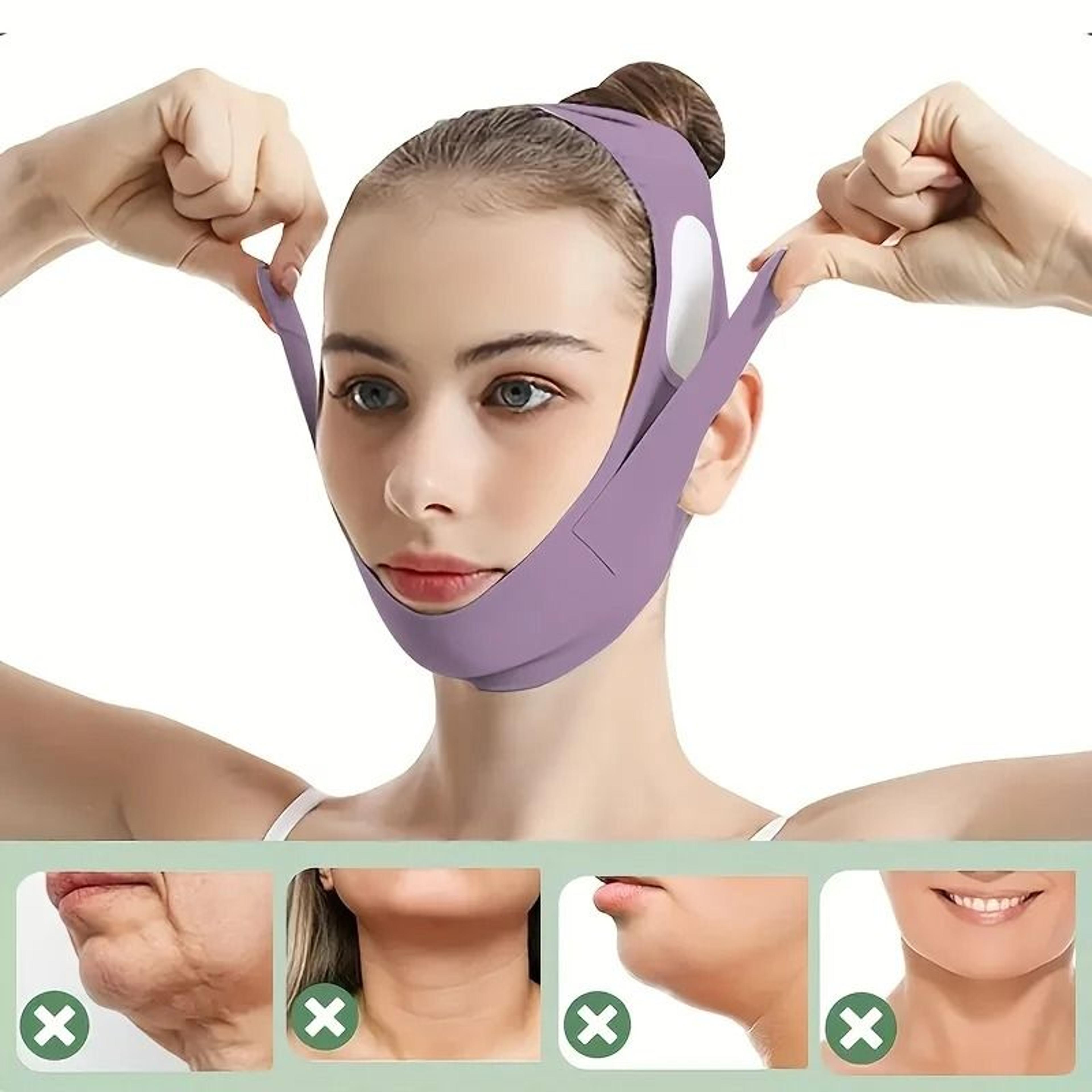 Graphene V Shape Face Lift Band Adjustable Jawline Lifting Chin Strap For Men And Women 6