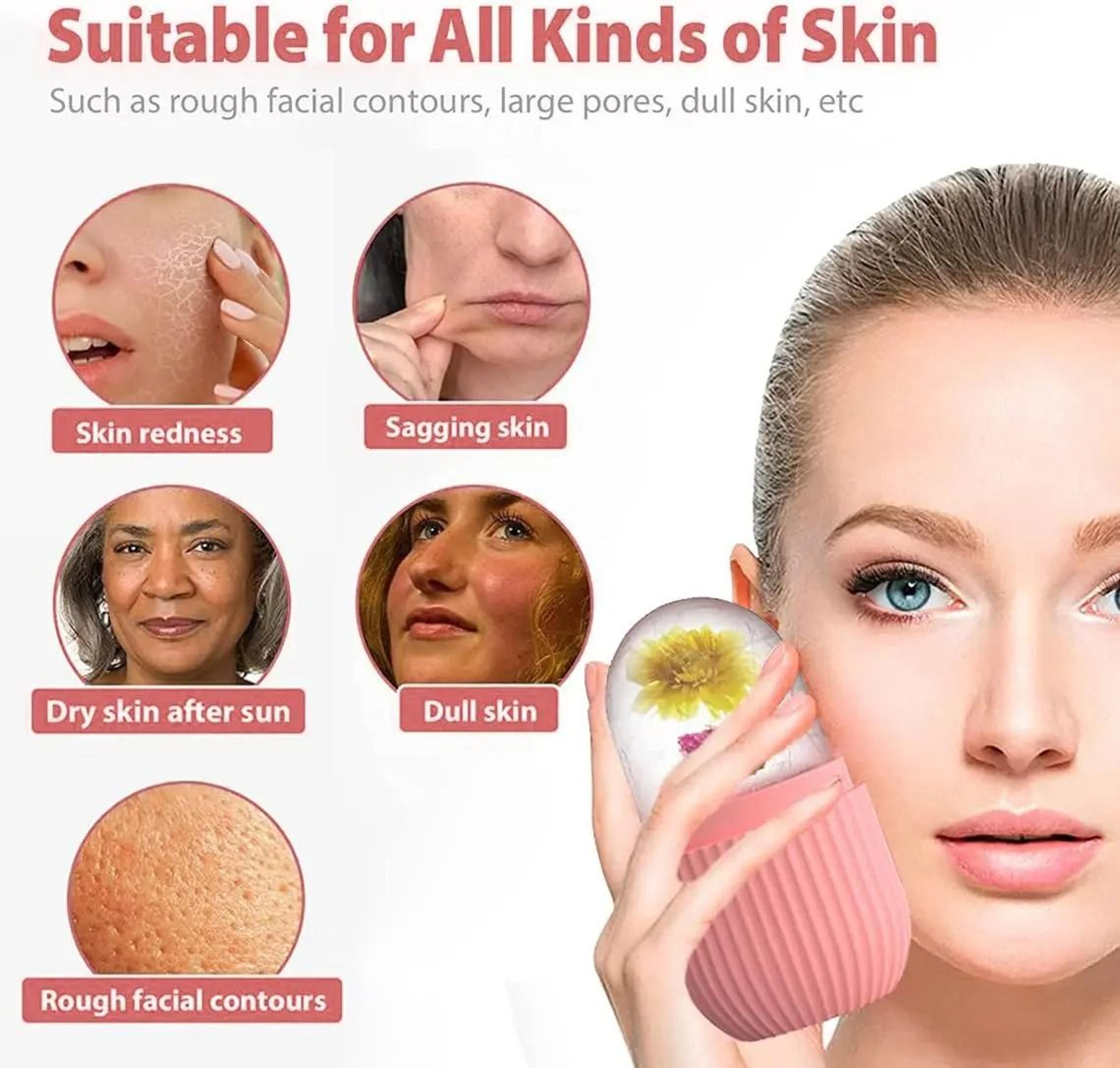 Silicone Ice Face Roller  Ice Ball Mold For Facial Massage And Skin Care 3