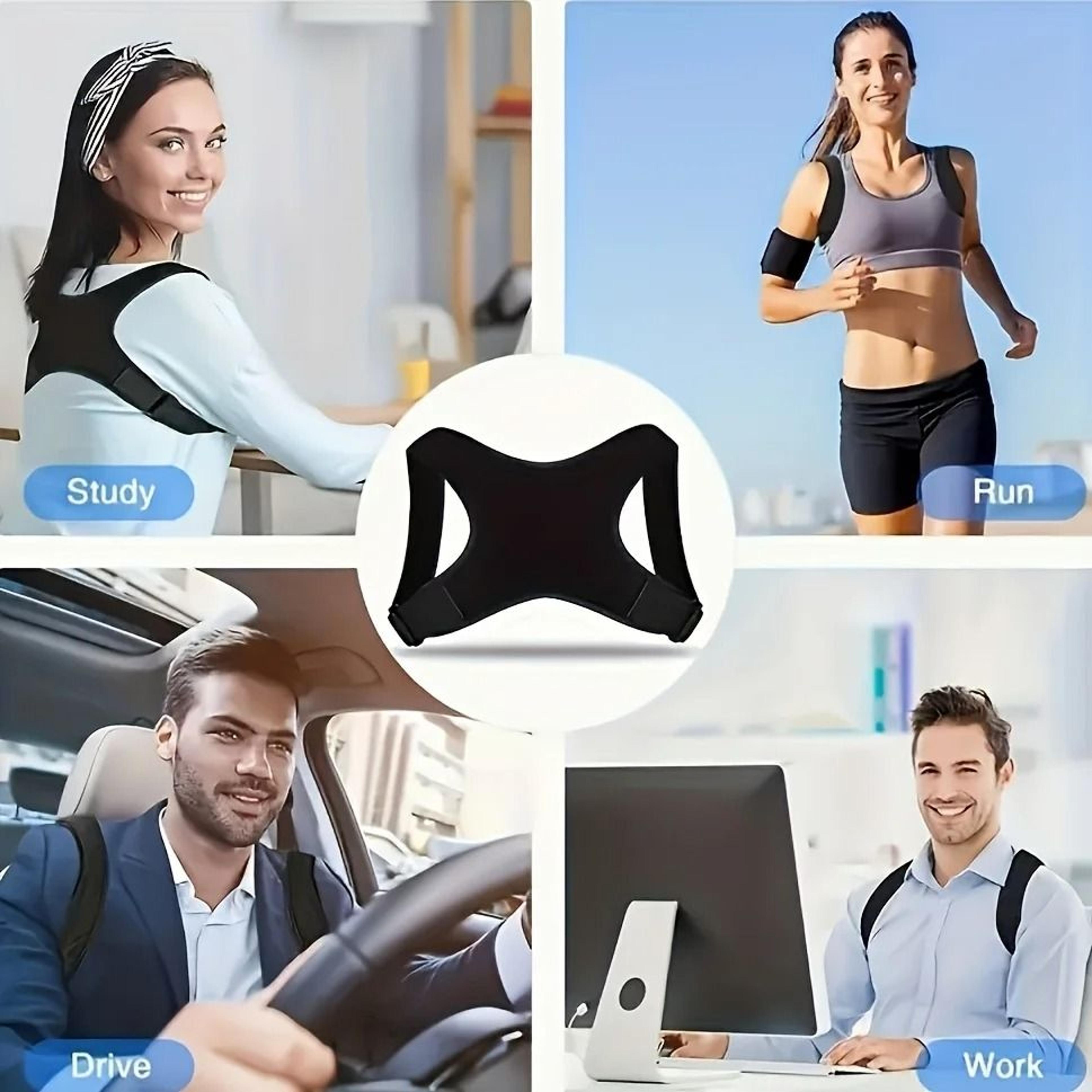 Adjustable Breathable Posture Corrector Back Support Belt 1