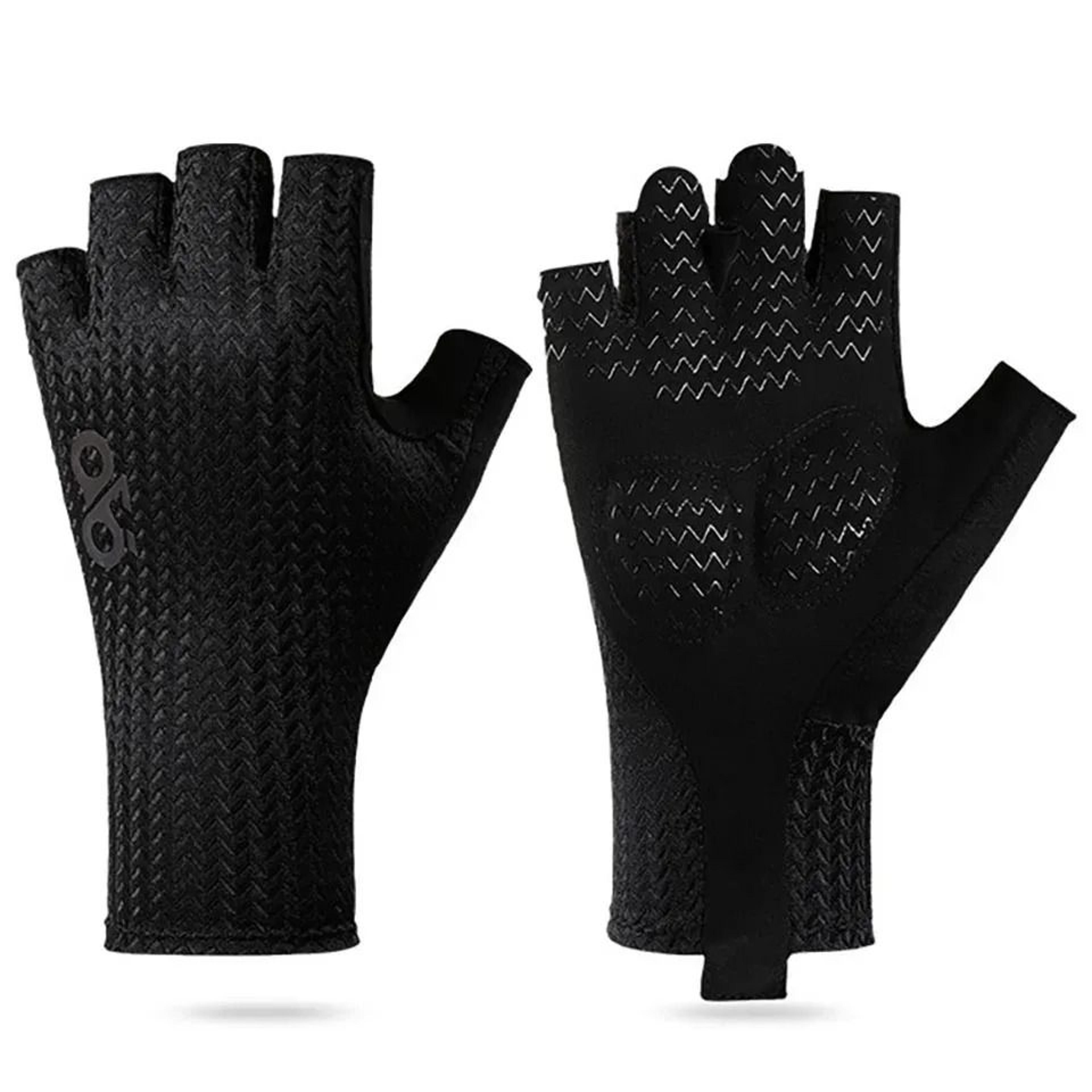 Breathable Half Finger Cycling Gloves With Anti Slip Silicone Padding 7