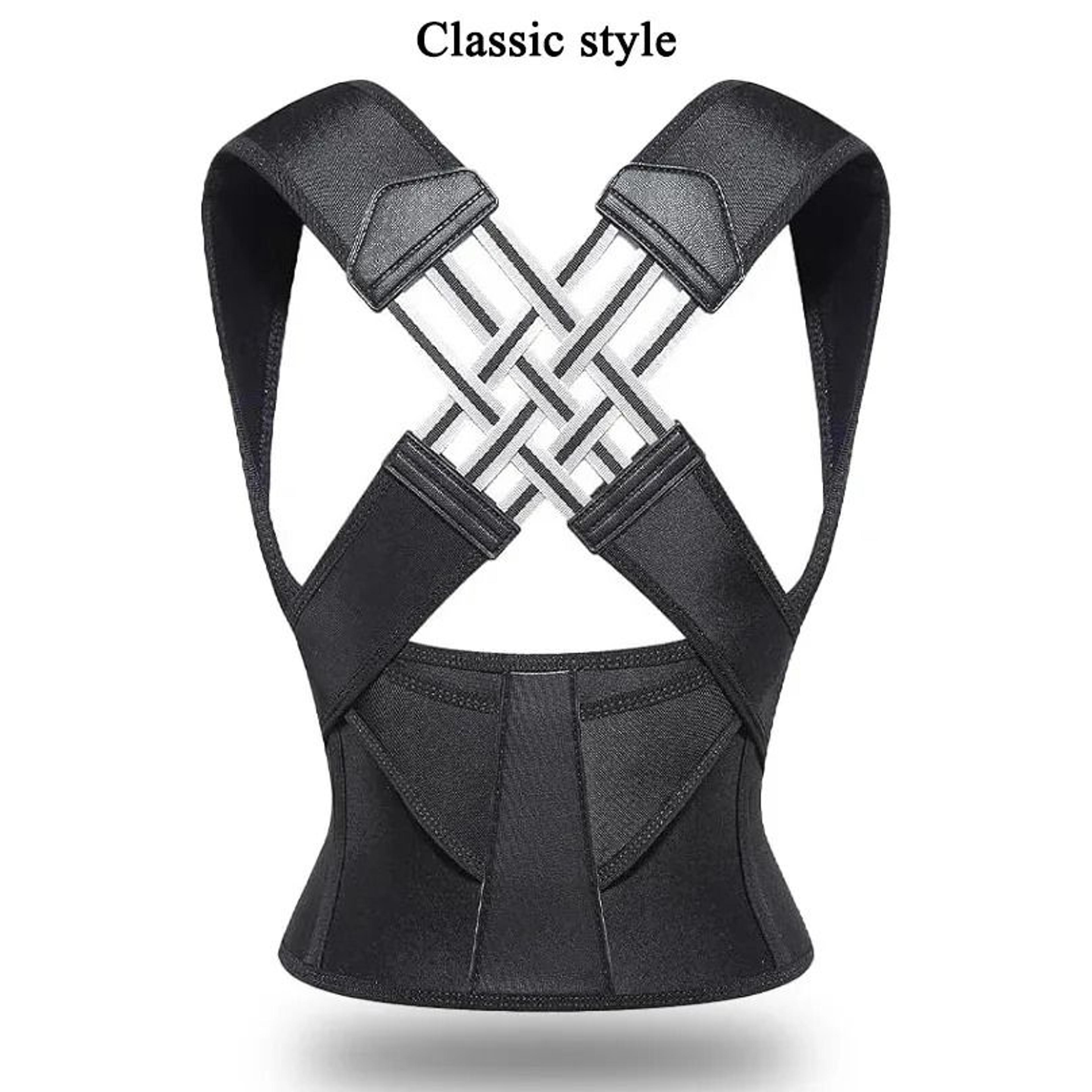 Breathable Back Posture Corrector Brace With Adjustable Shoulder Support 7