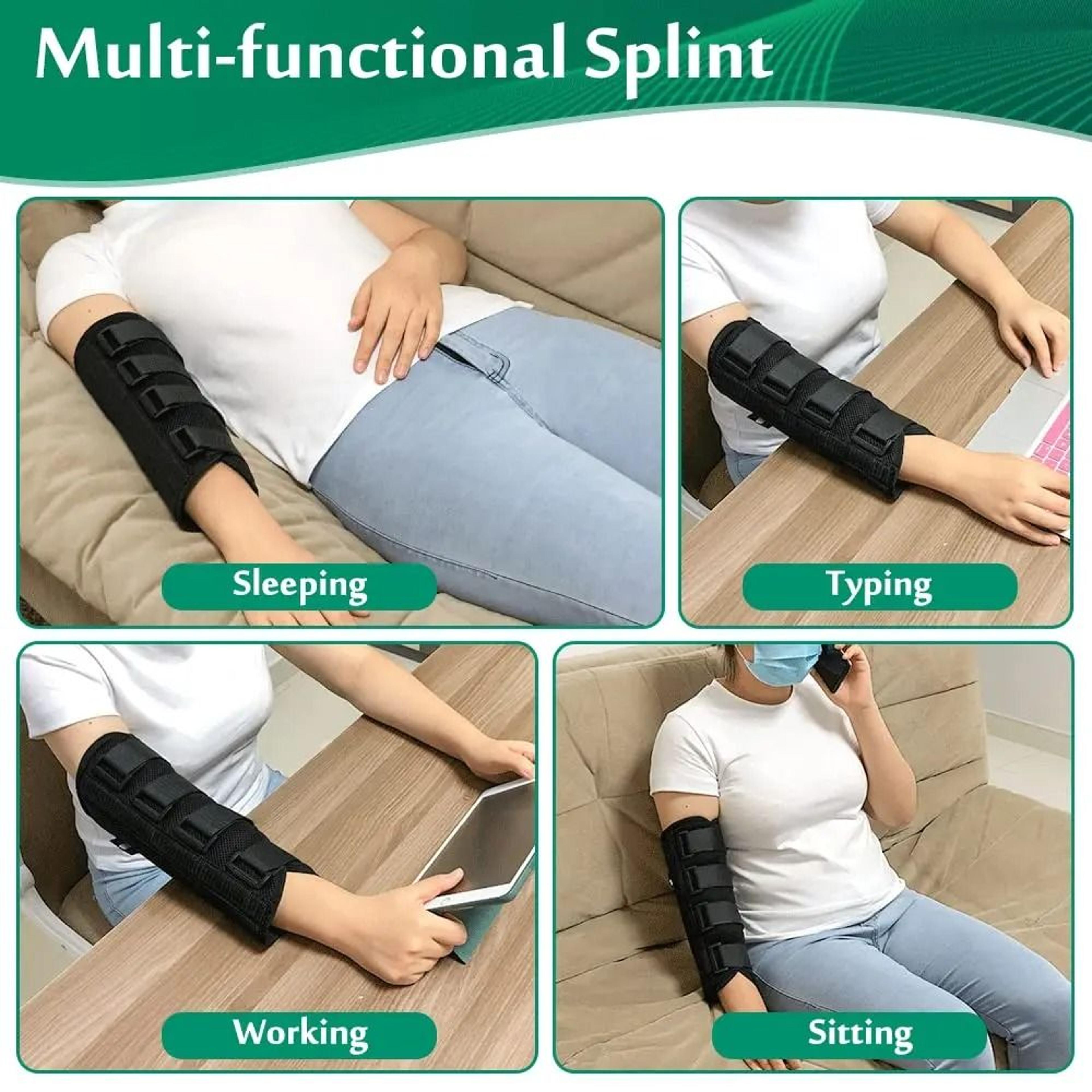 Adjustable Elbow Brace Splint For Nighttime Support And Stabilization 4