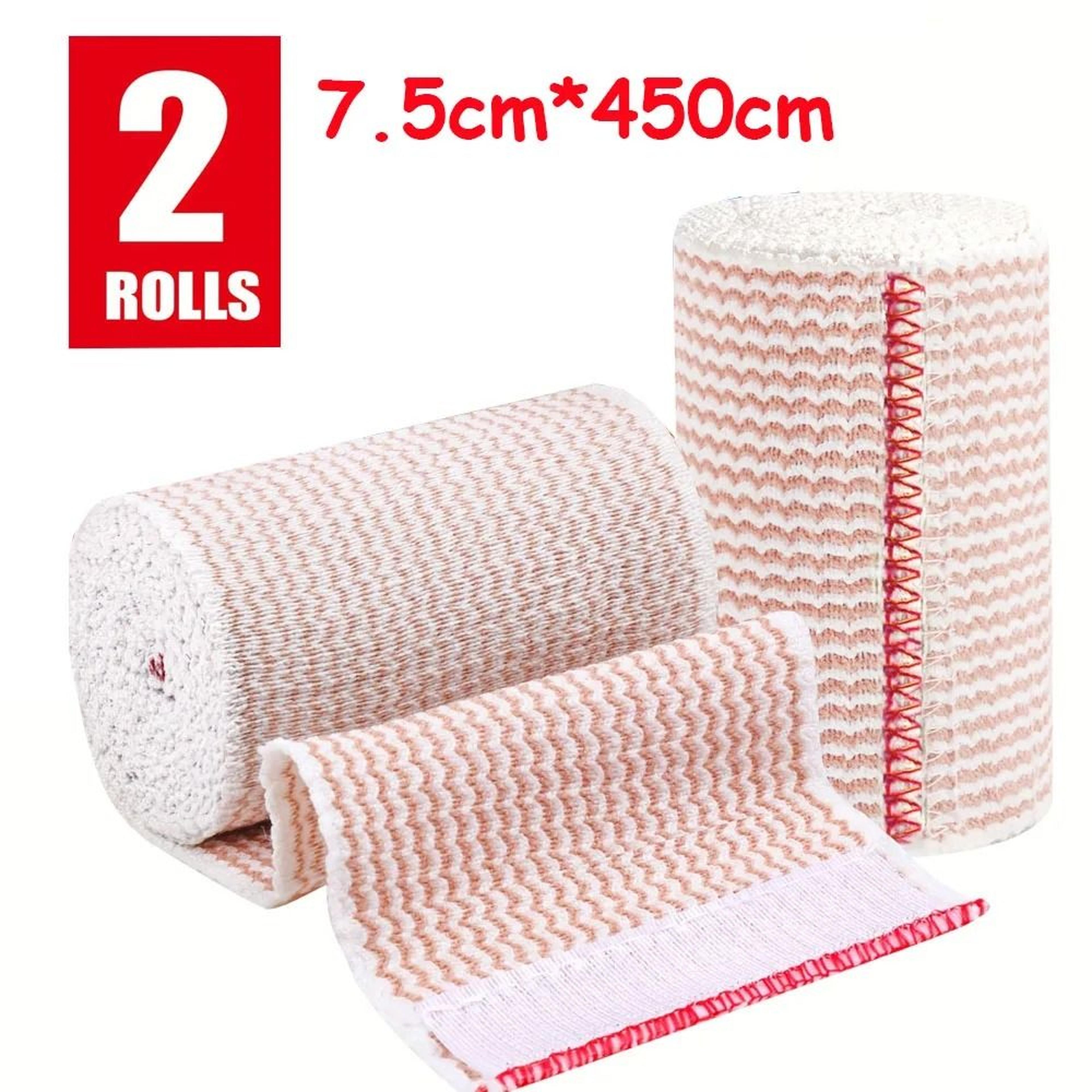 Reusable Elastic Compression Bandage Wraps With Hook And Loop Closure 7