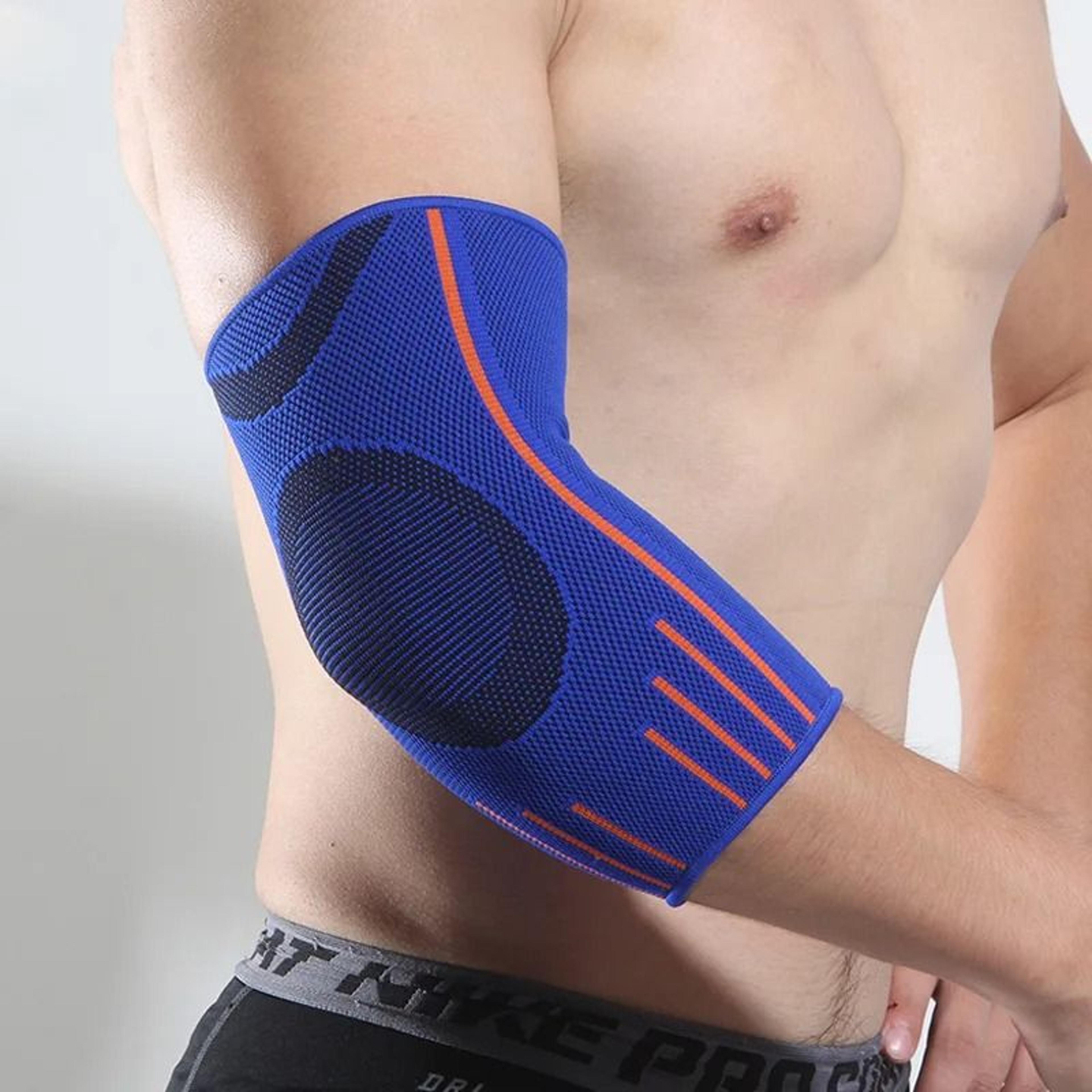 Adjustable Tennis Elbow Compression Sleeve With Support Strap 4