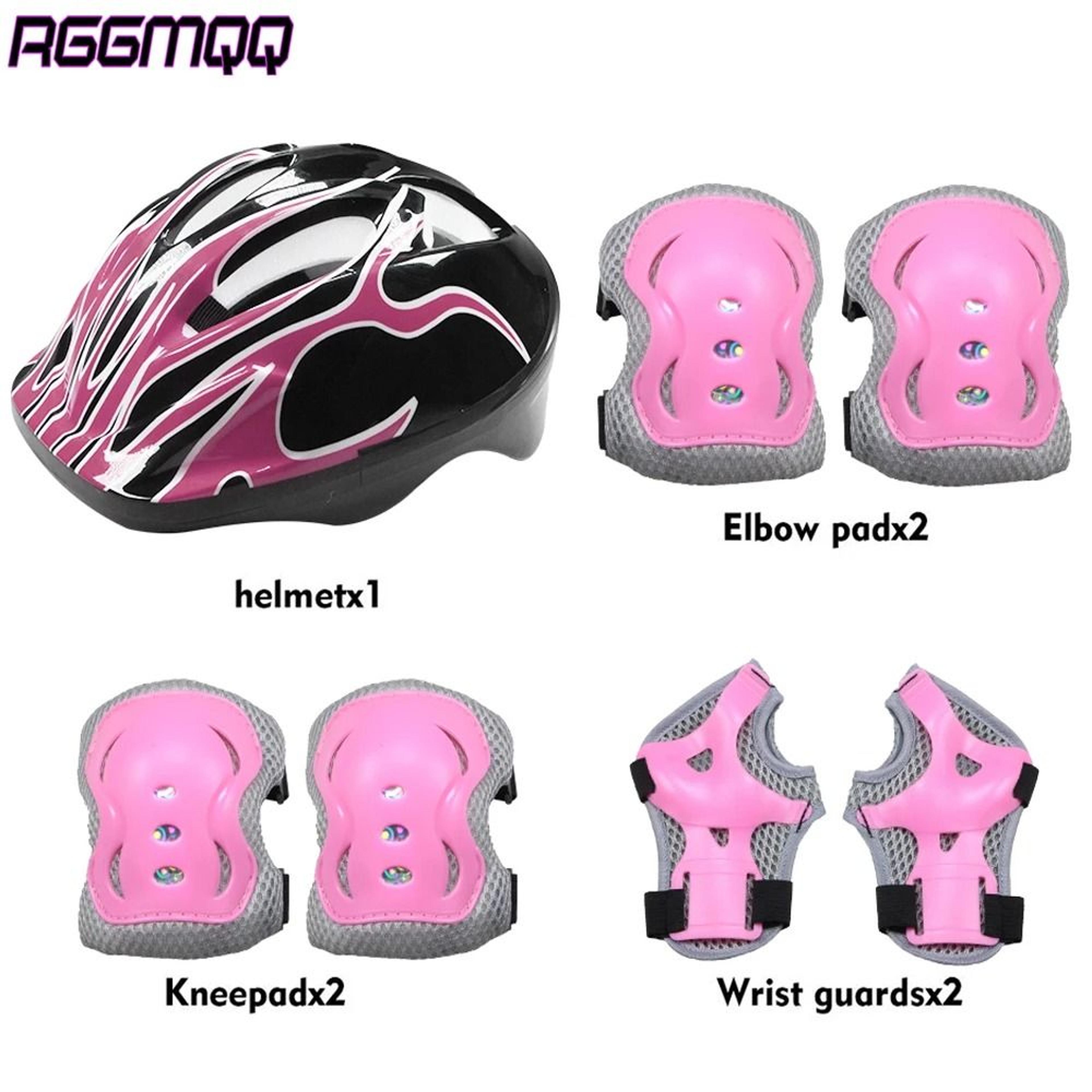 6 piece knee elbow and wrist protective pad set