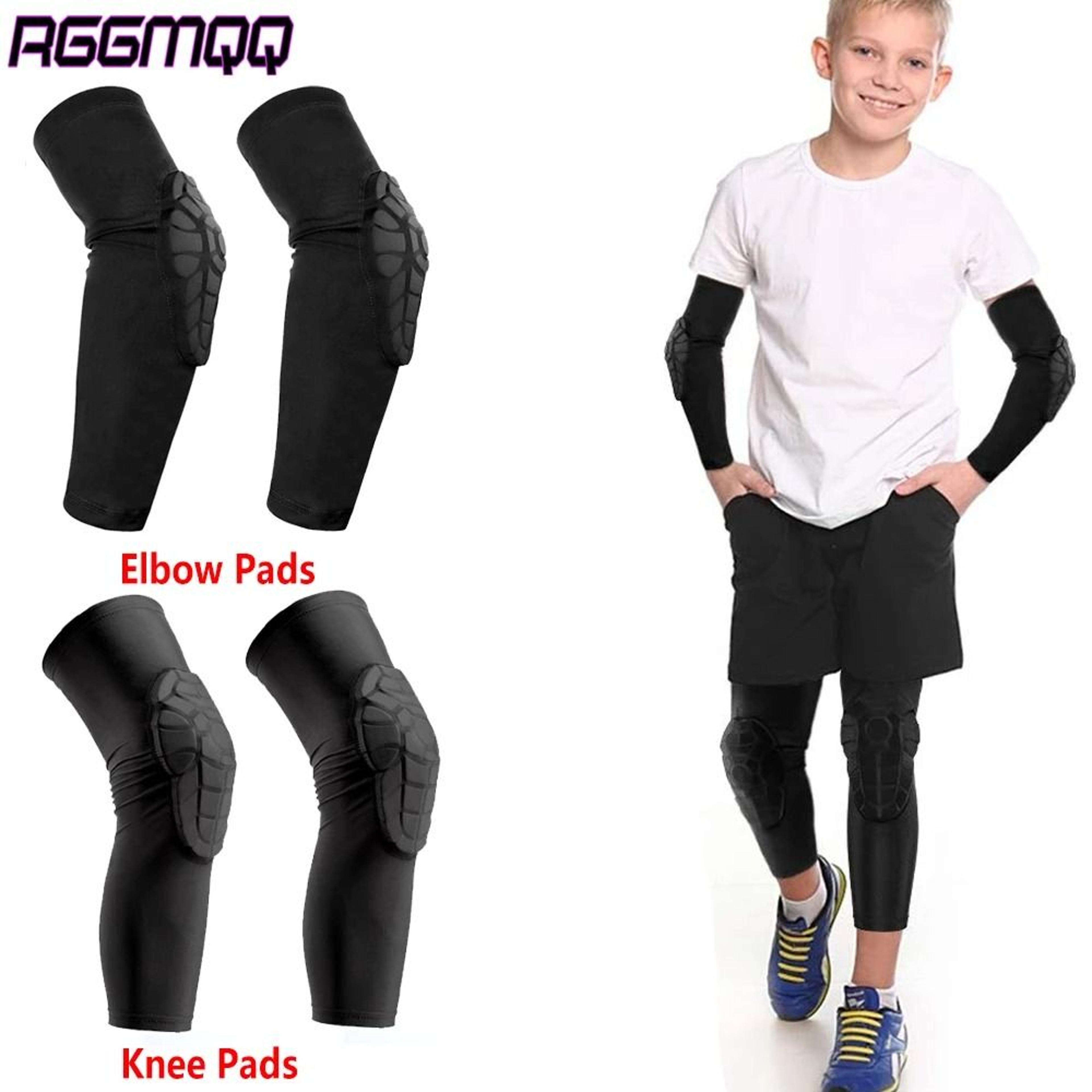 2 piece kids honeycomb knee and elbow pad set