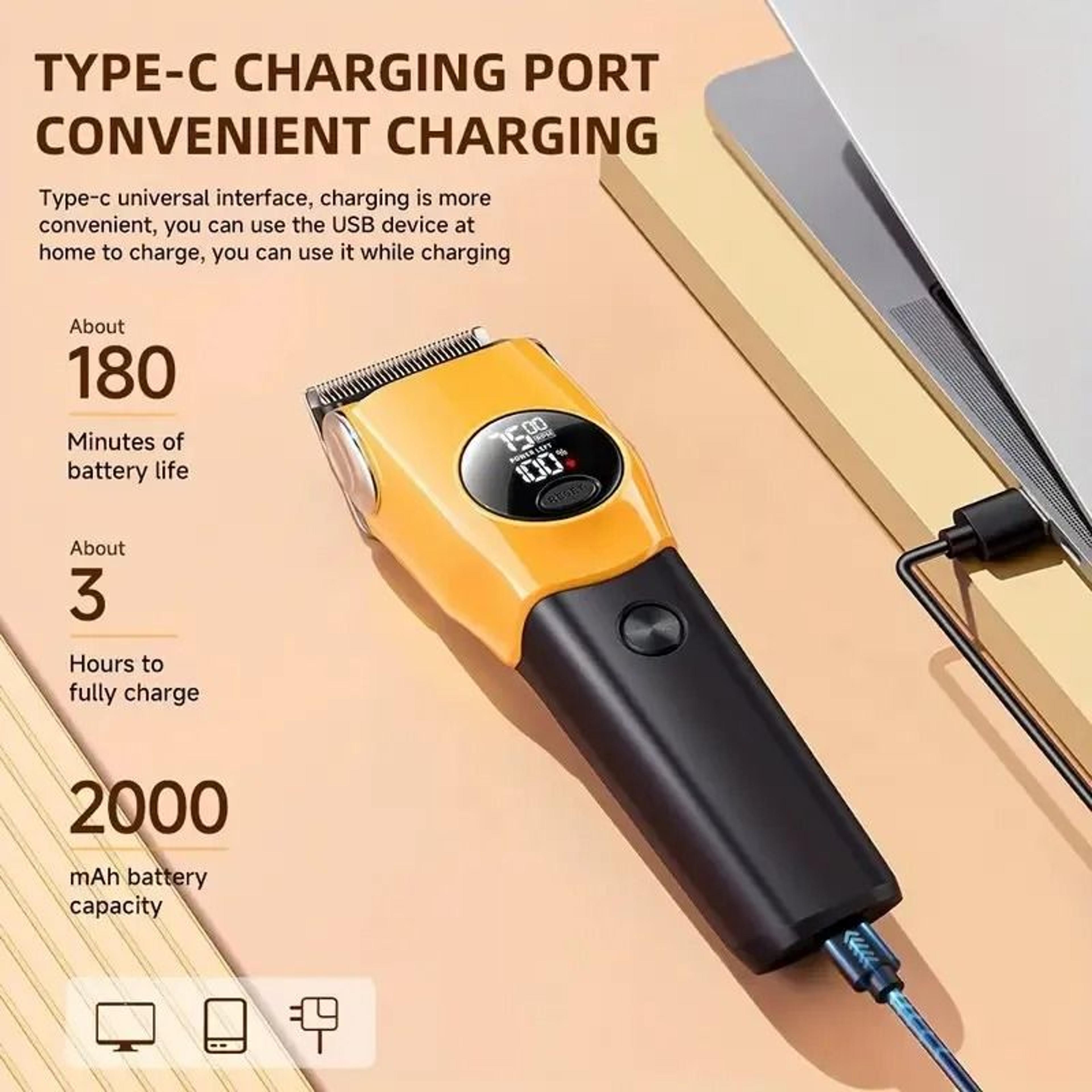 Professional LED Pet Hair Clipper For Dogs And Cats 6
