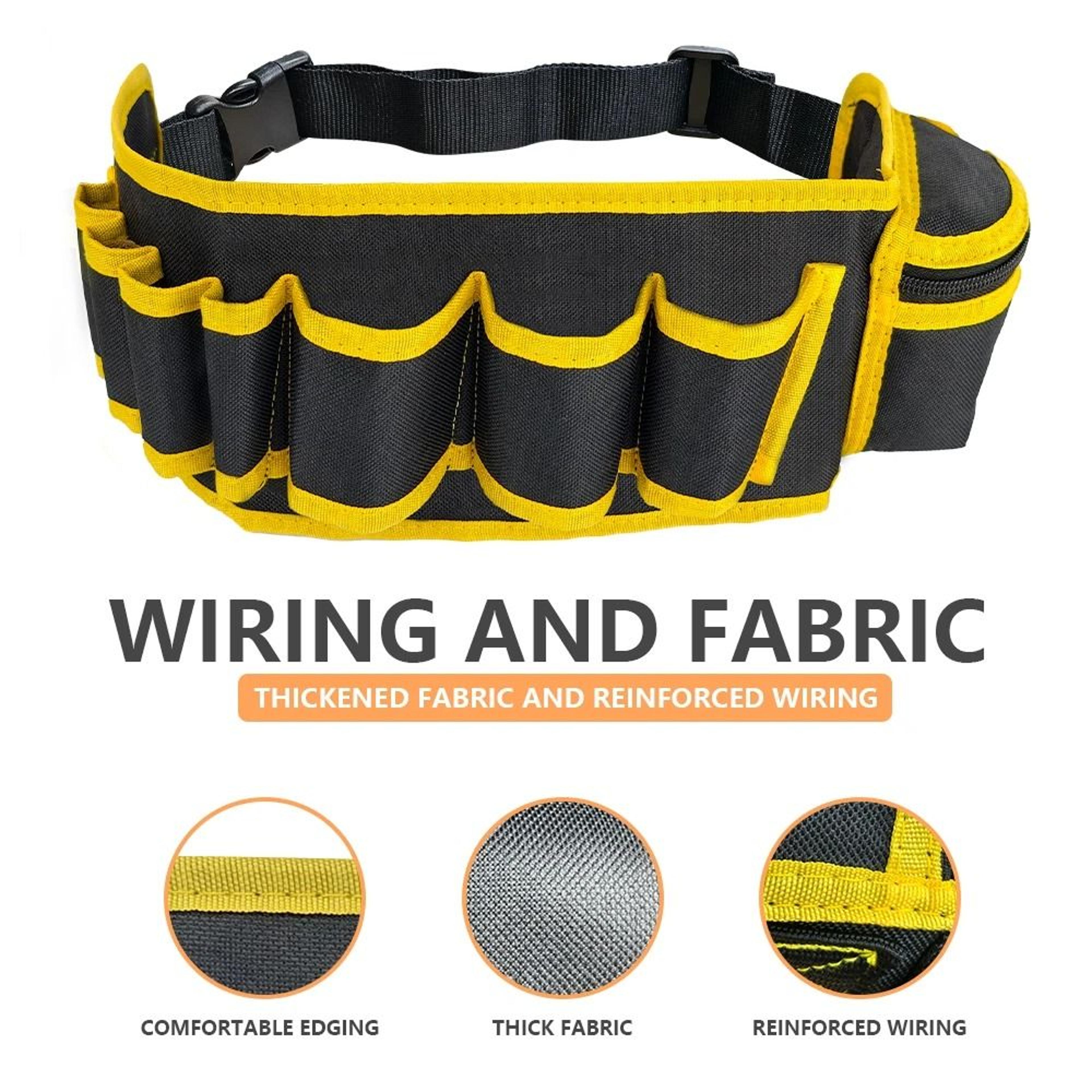 Waterproof Electrician Tool Belt Pouch With Multiple Pockets 6