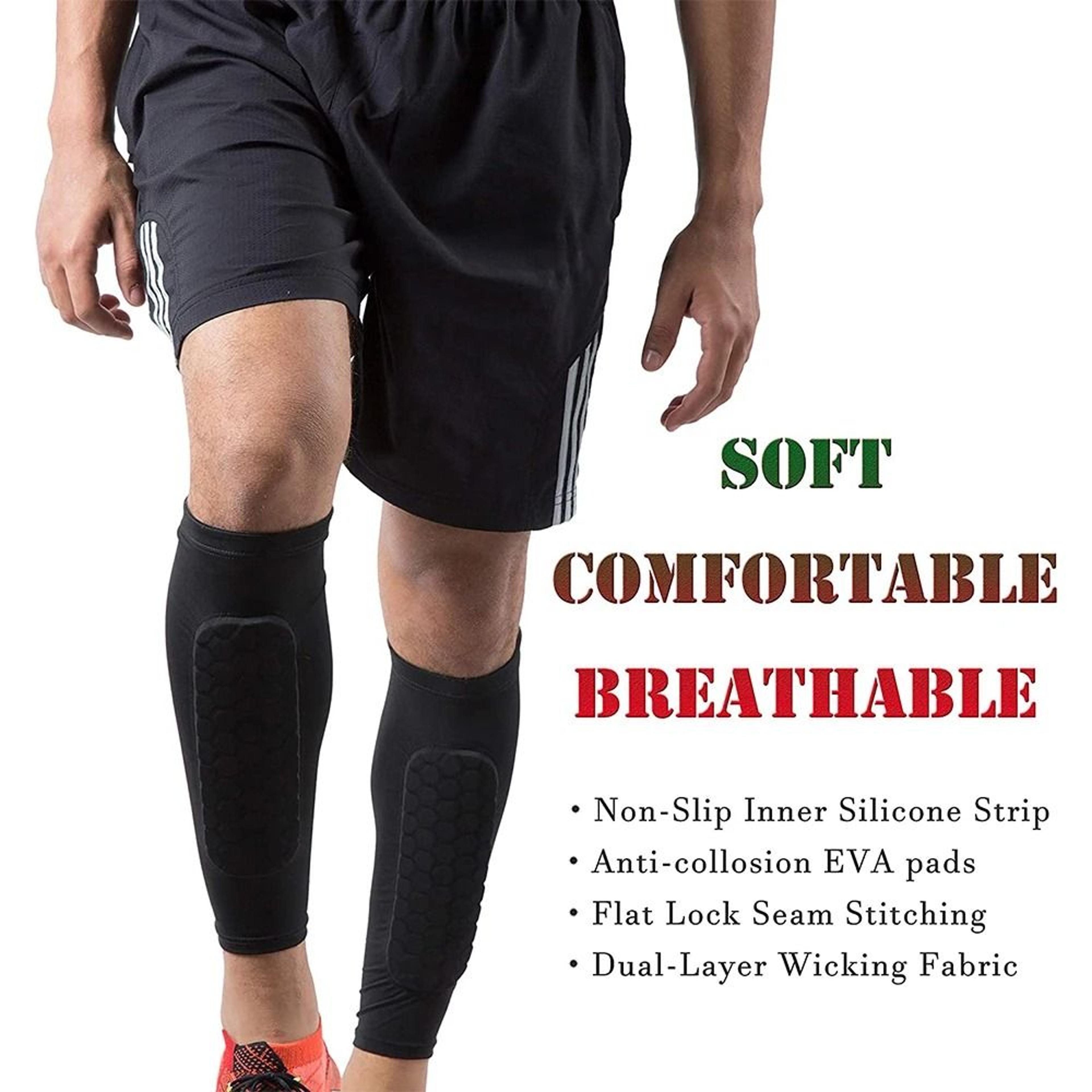 Honeycomb Padded Calf Compression Shin Guard 2