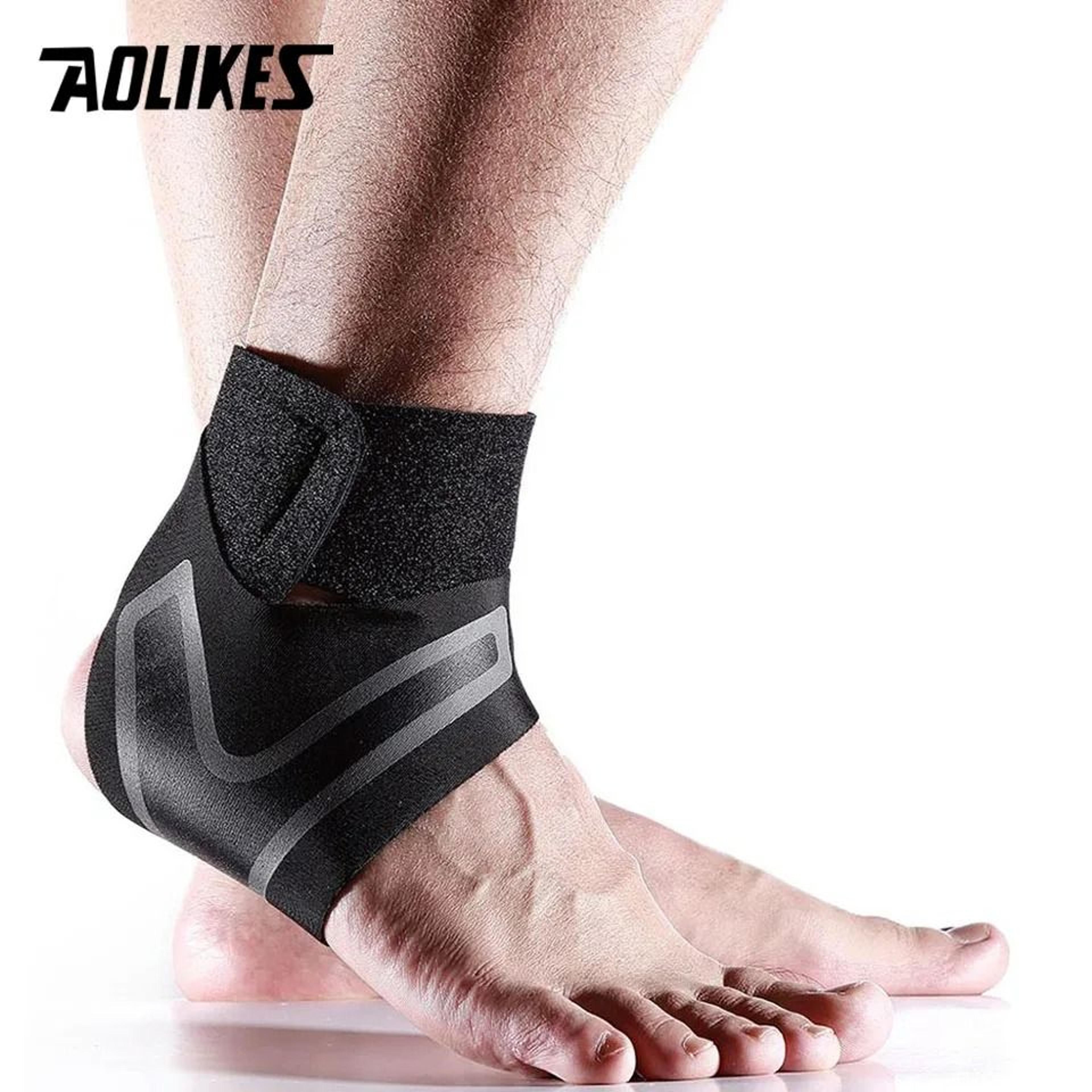AOLIKES Adjustable Ankle Support Brace  Elastic Ankle Wrap For Sports Running  Sprain Protection 0