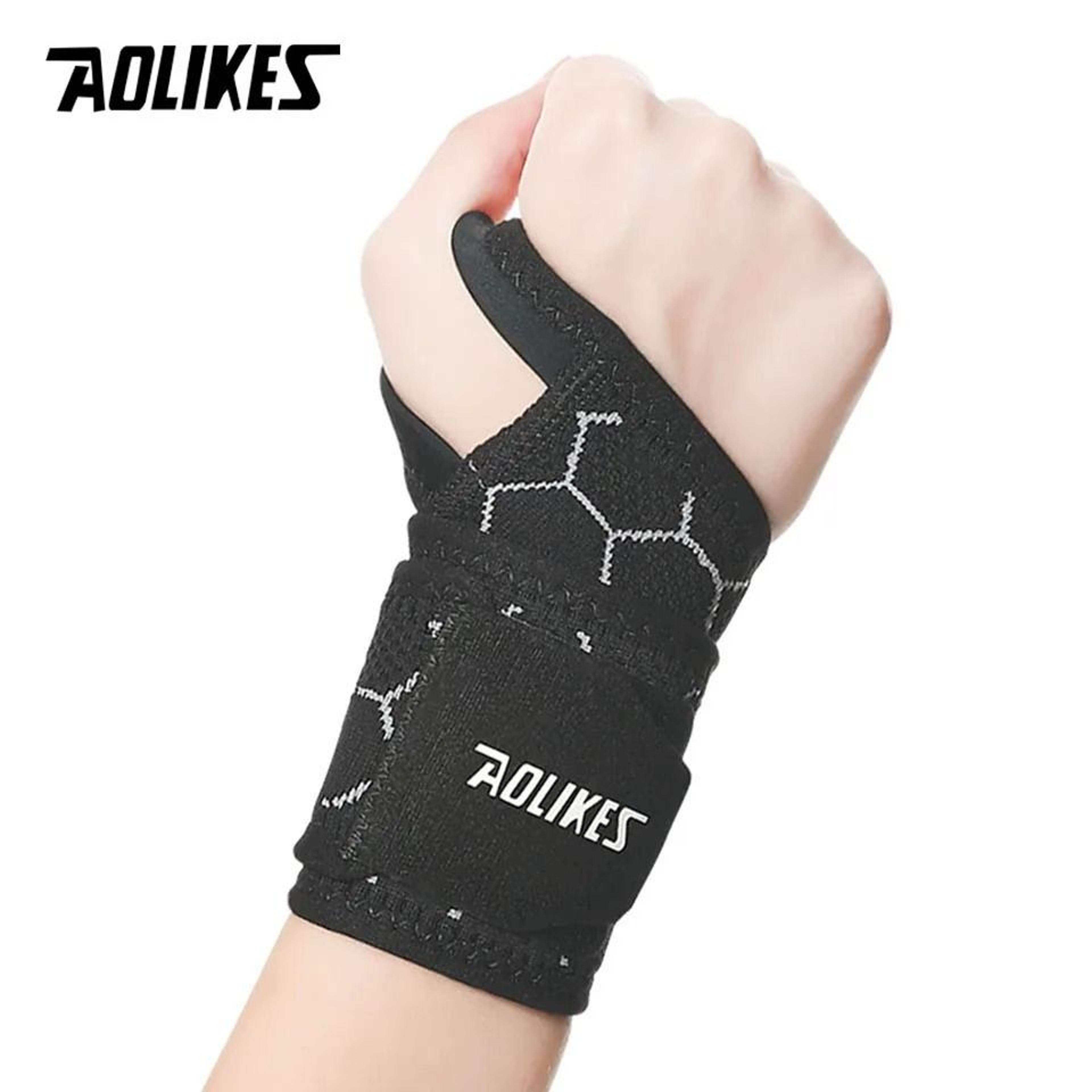AOLIKES Lightweight Adjustable Compression Wrist Support Brace 6
