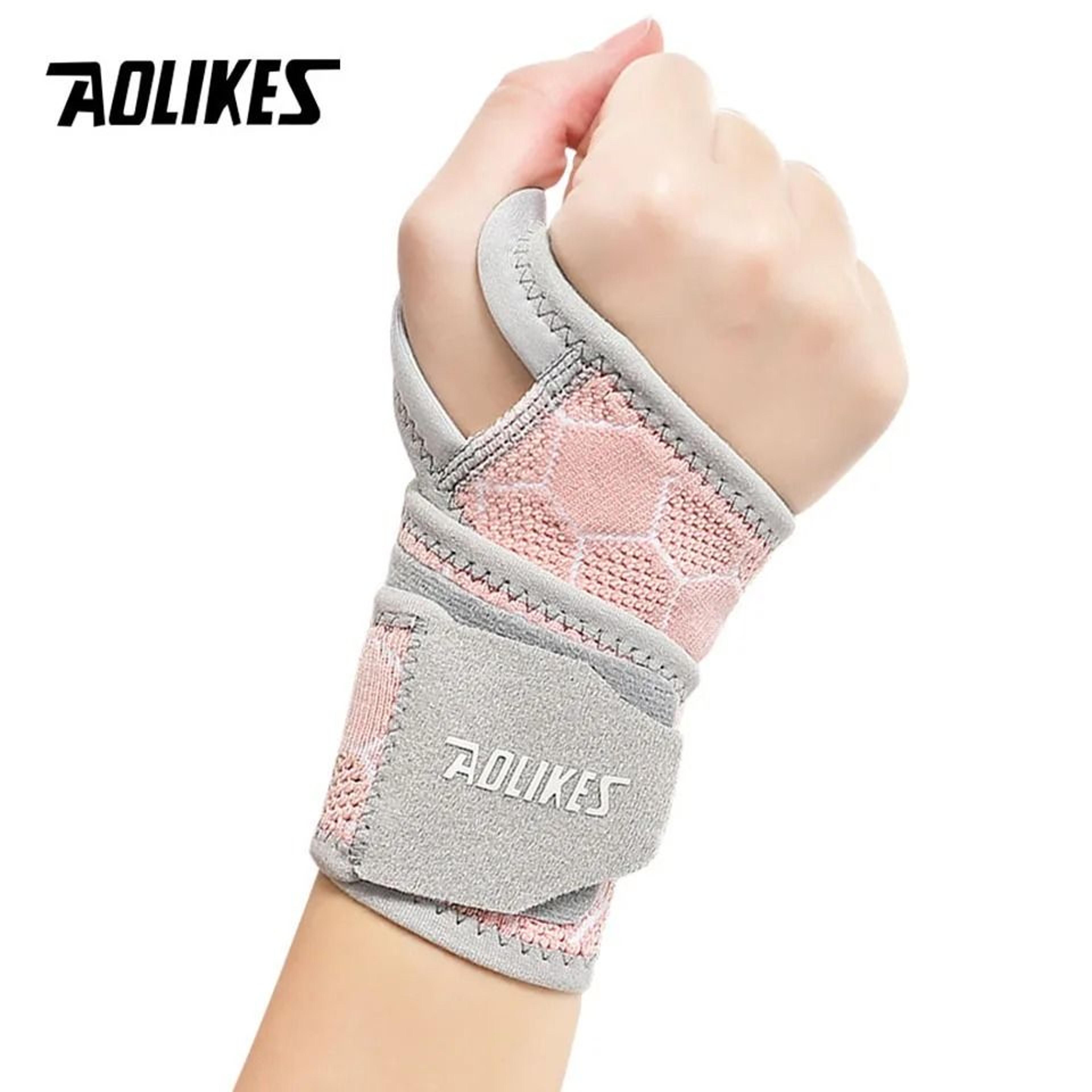 AOLIKES Lightweight Adjustable Compression Wrist Support Brace 8