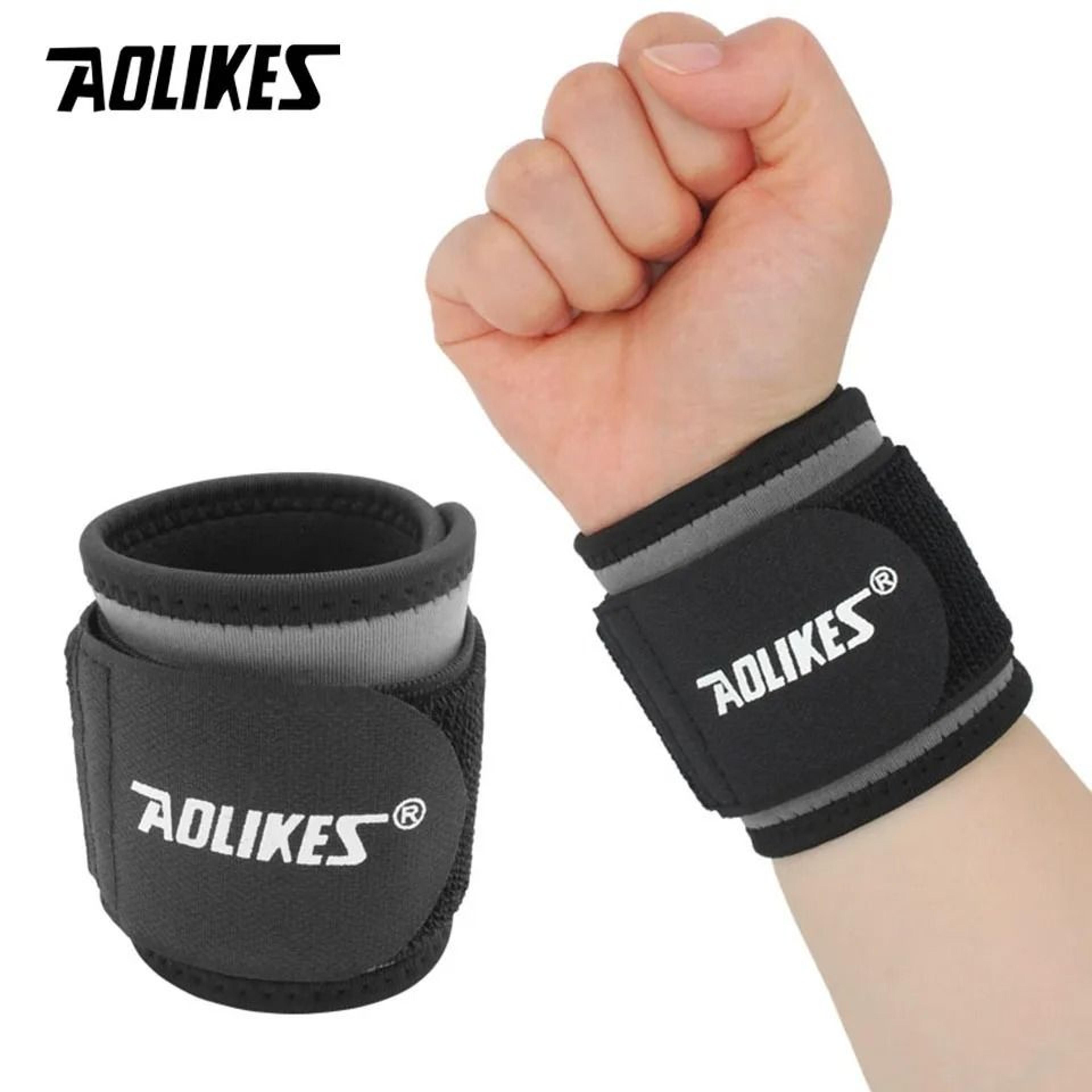 AOLIKES Adjustable Compression Wrist Support Wrap For Sports And Training 7