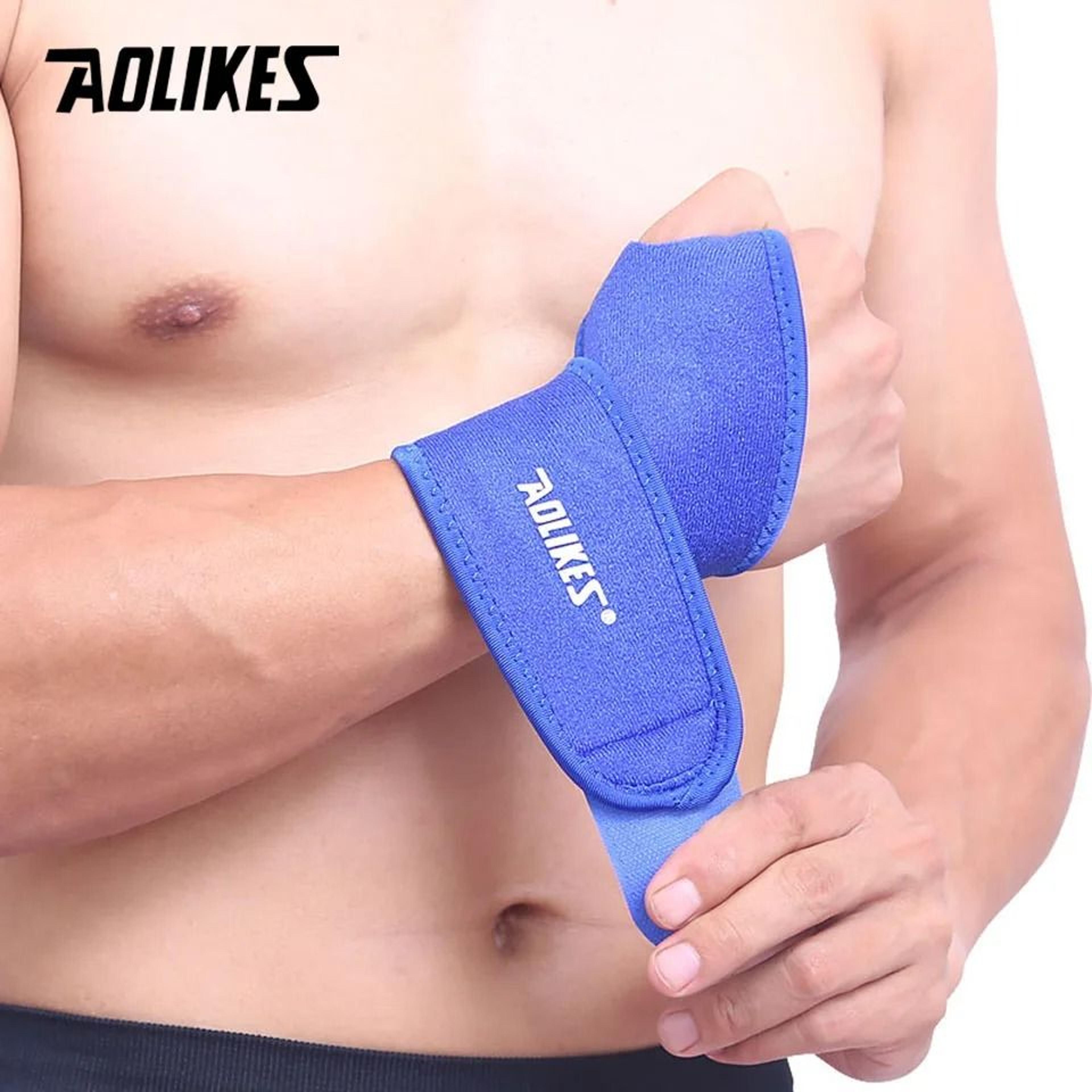 AOLIKES Adjustable Compression Wrist Support Wrap For Sports And Training 8