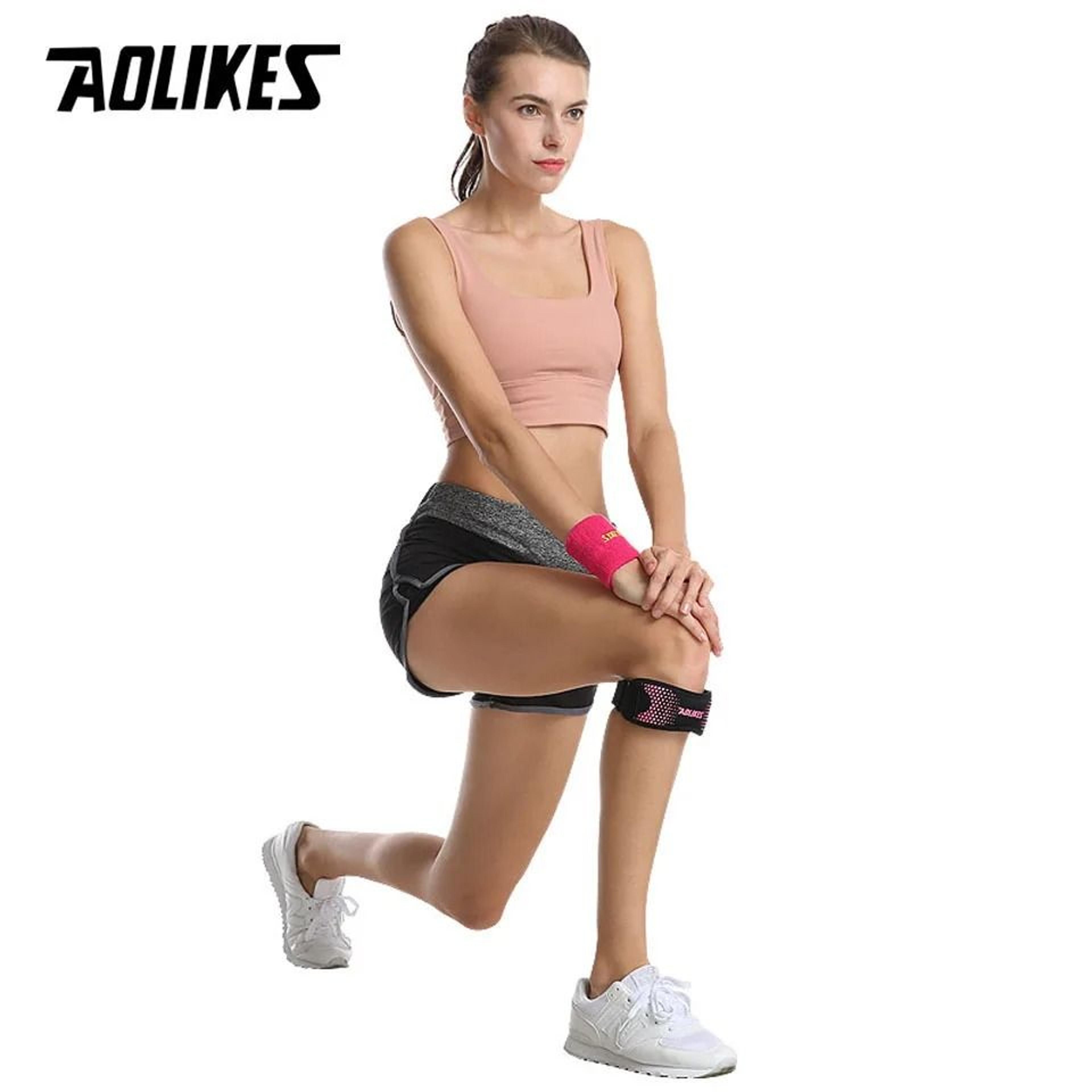 AOLIKES Adjustable Patella Tendon Knee Support Strap 4