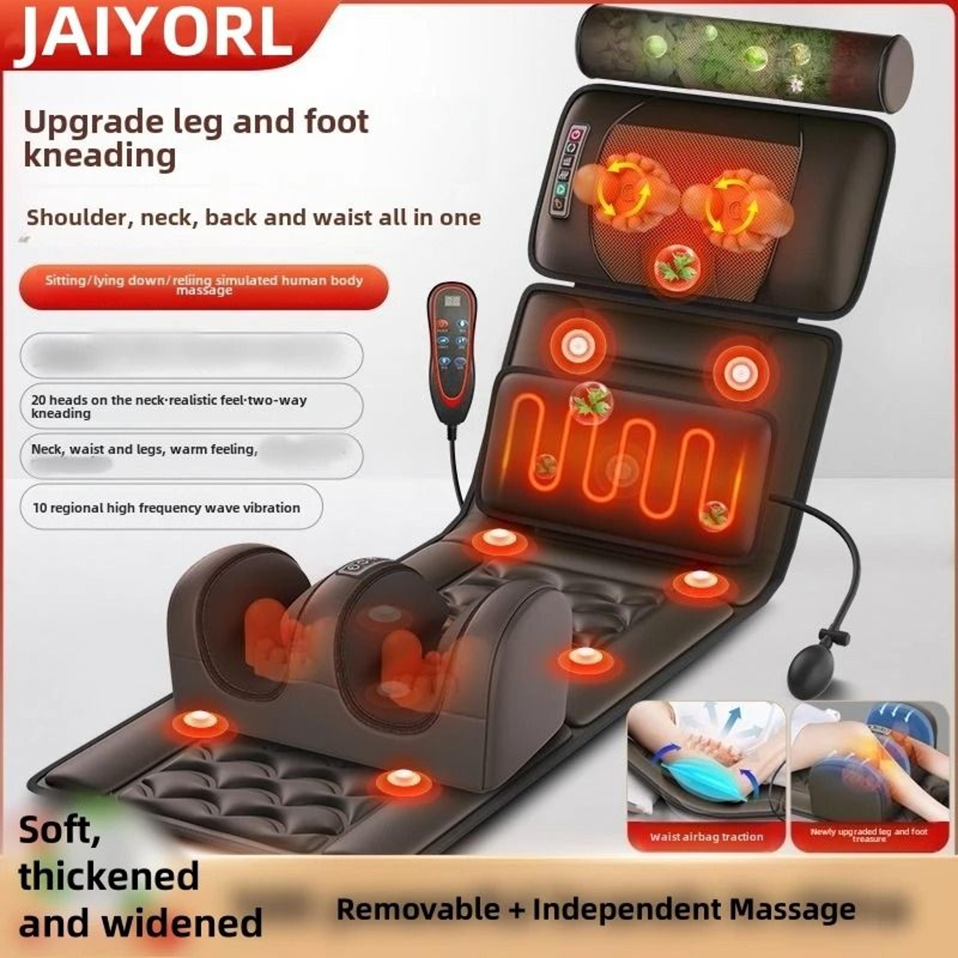 multifunctional full body massage mattress with lumbar traction