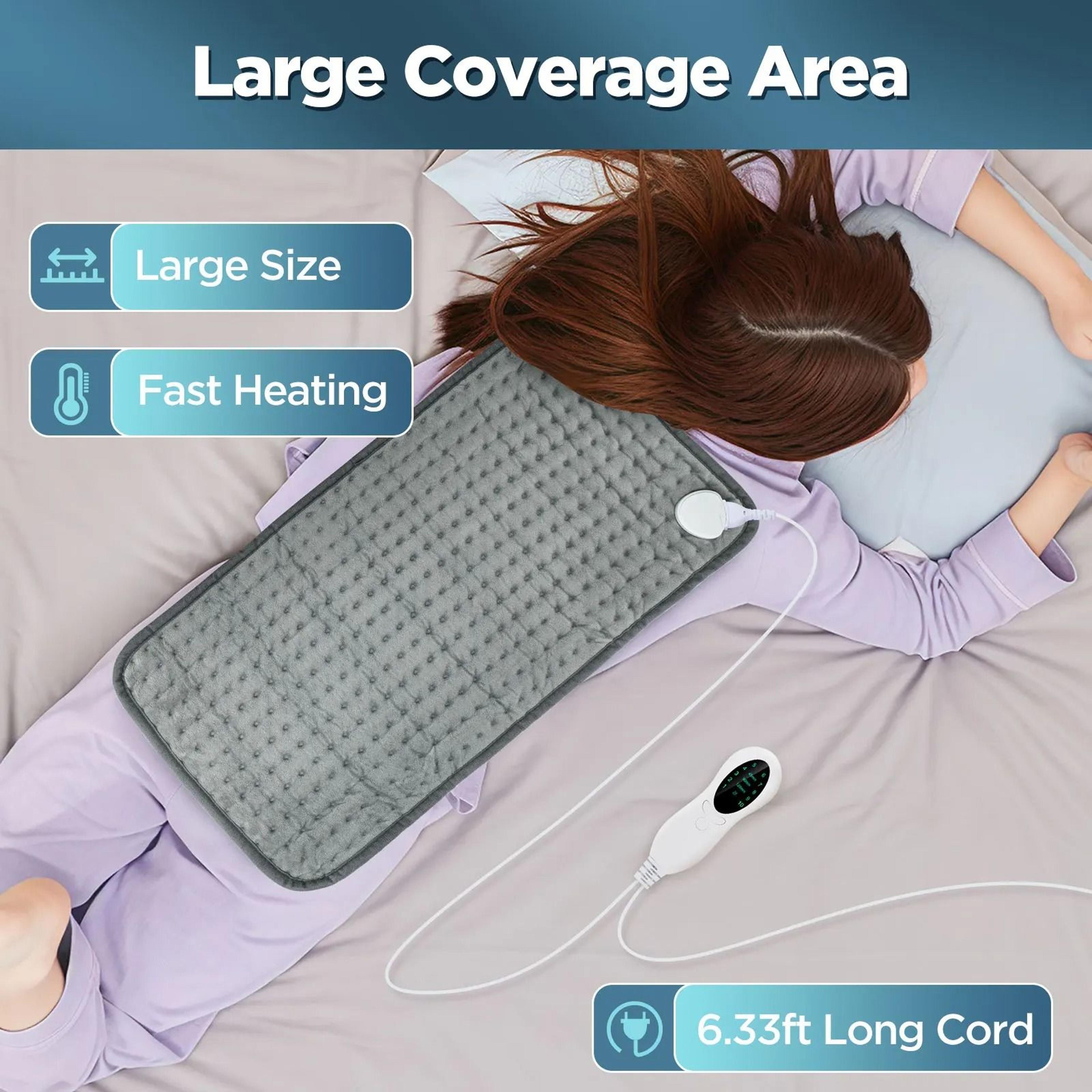 Washable Electric Heating Pad Blanket For Neck Back Shoulder And Full Body Warmth 4