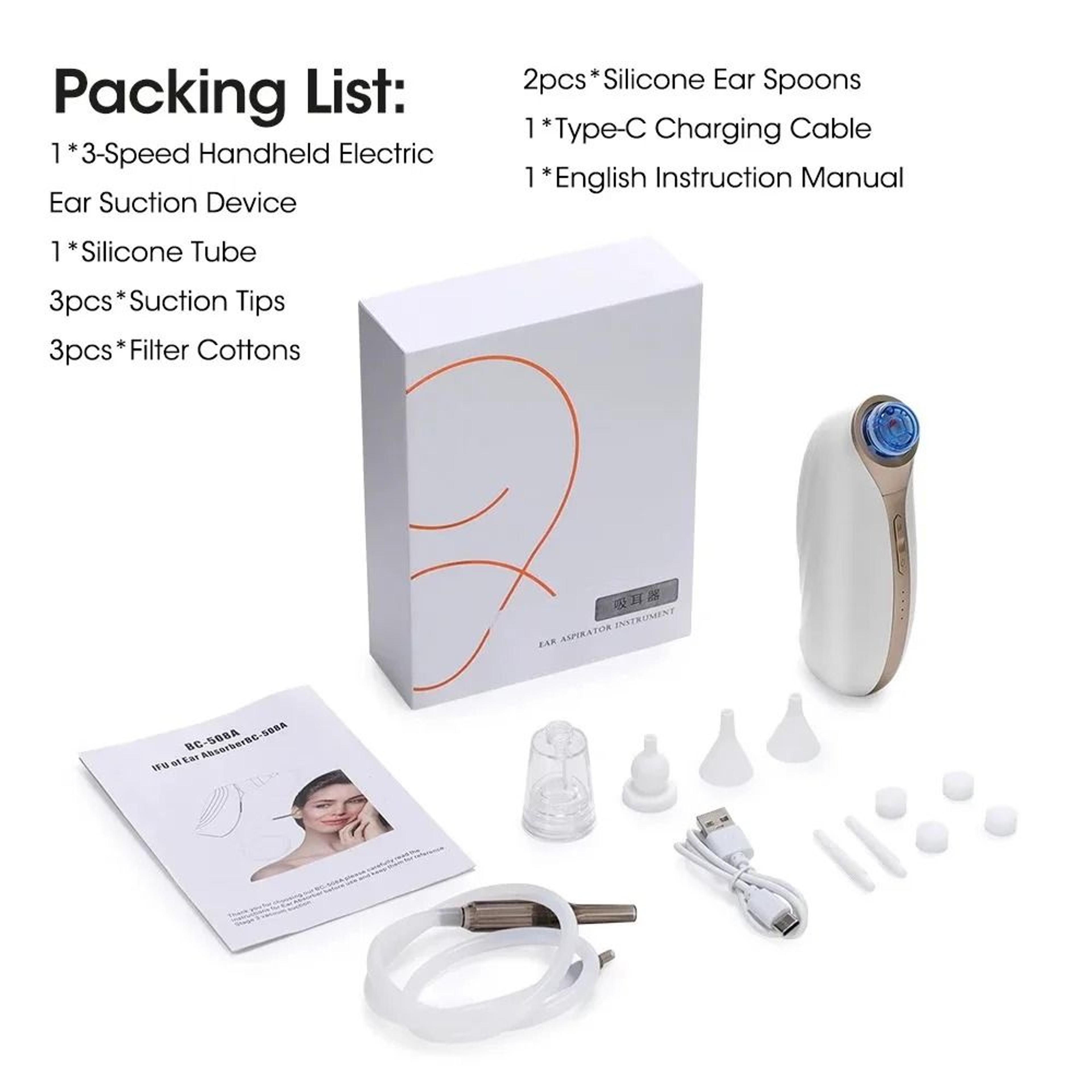 2 In 1 Electric Earwax Vacuum And Nasal Aspirator For Adults And Kids 6