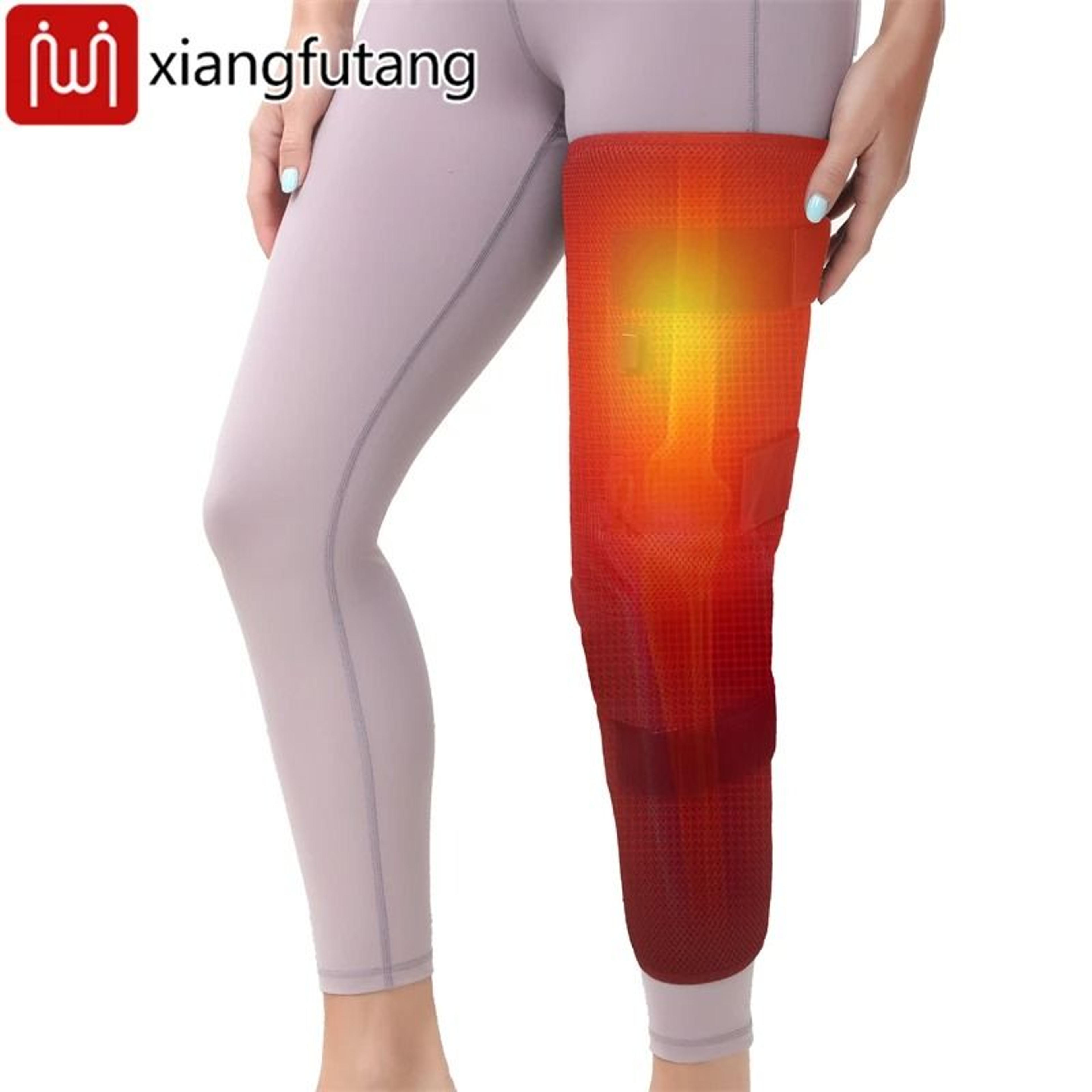 Long Leg Heating Wrap With Vibration Massage For Thigh Knee And Calf 4