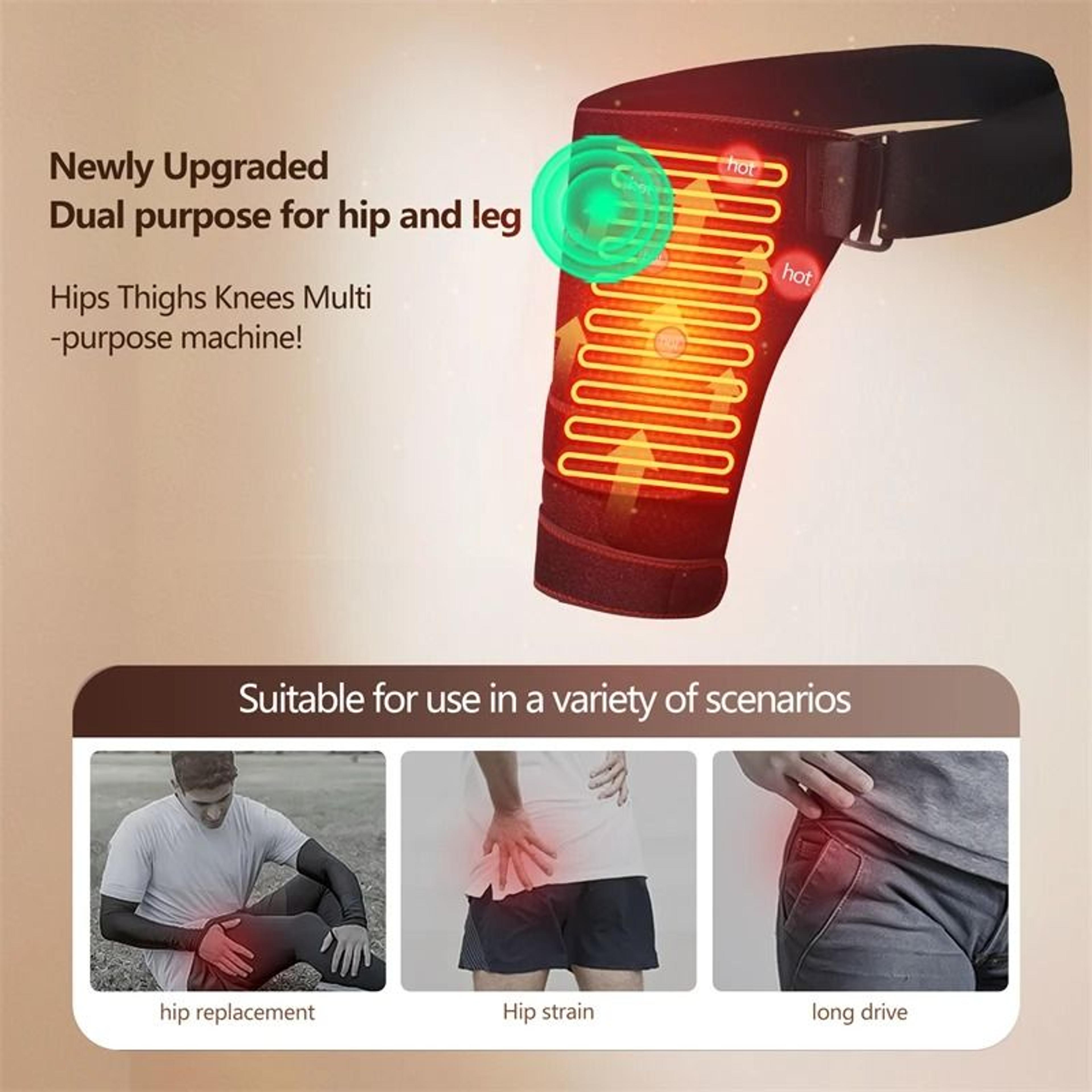 USB Heated Hip And Lower Back Wrap With 3 Heat Levels 4