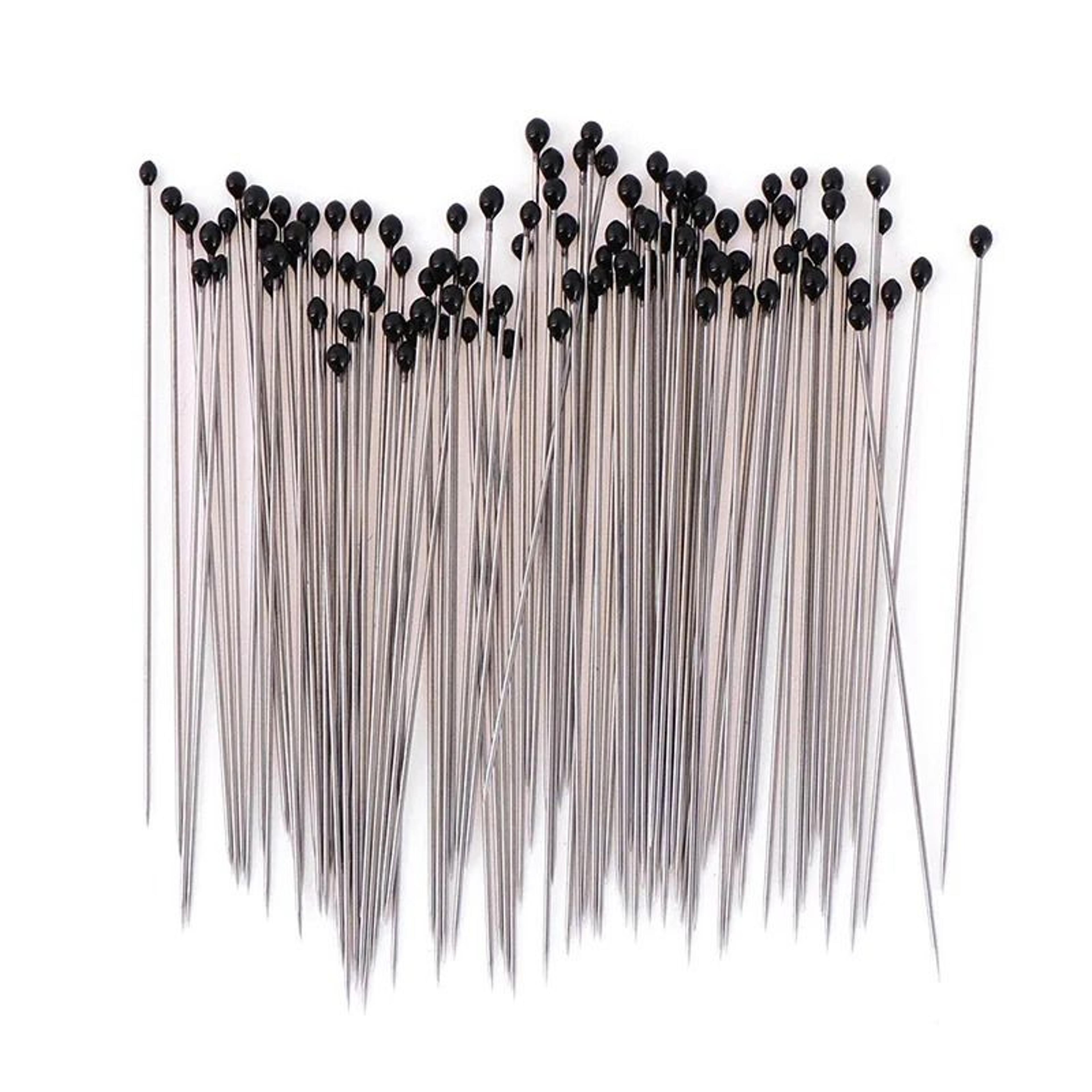 100 piece stainless steel insect specimen pins with storage box