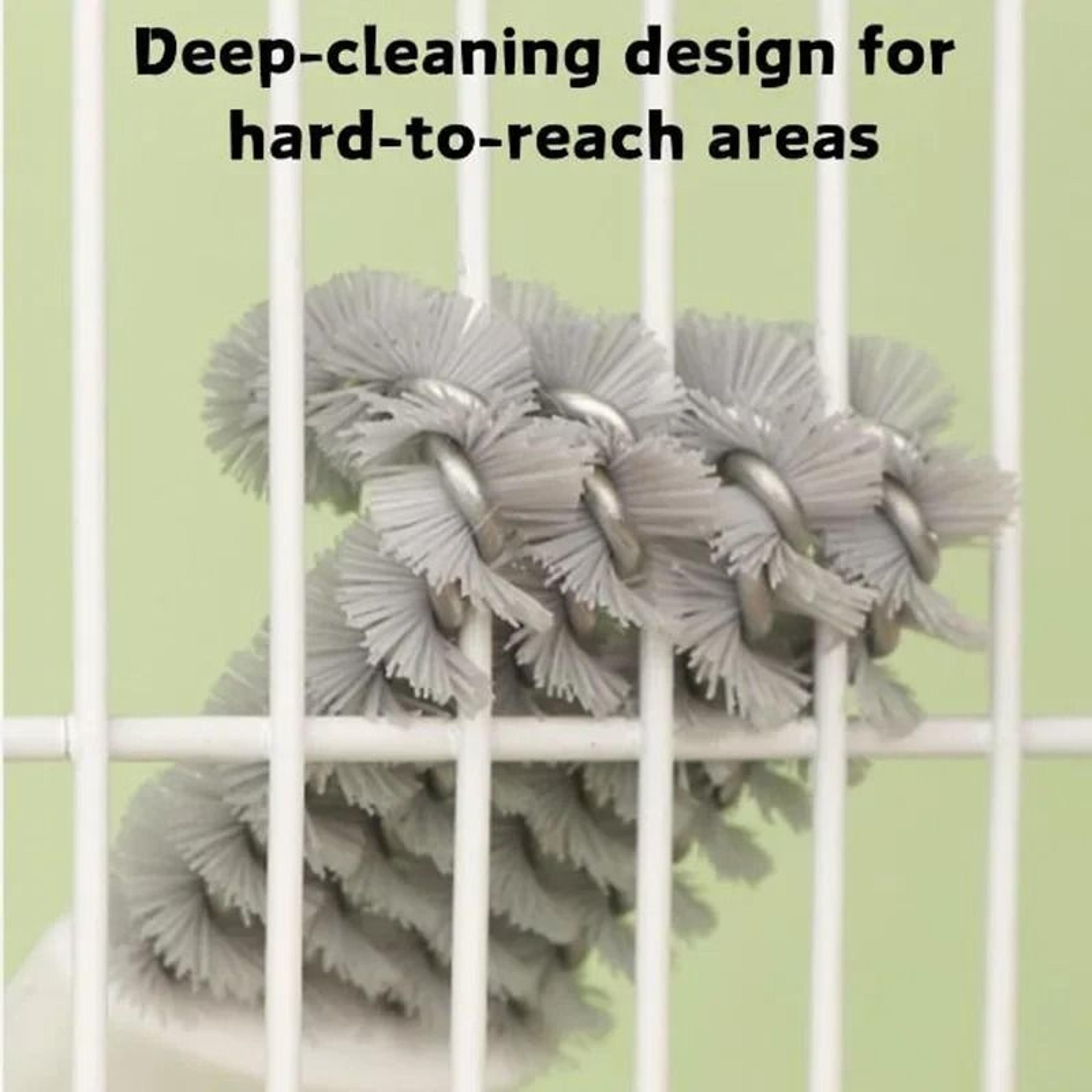 Bird Cage Cleaning Brush For Parrots Budgies And Cockatiels 2