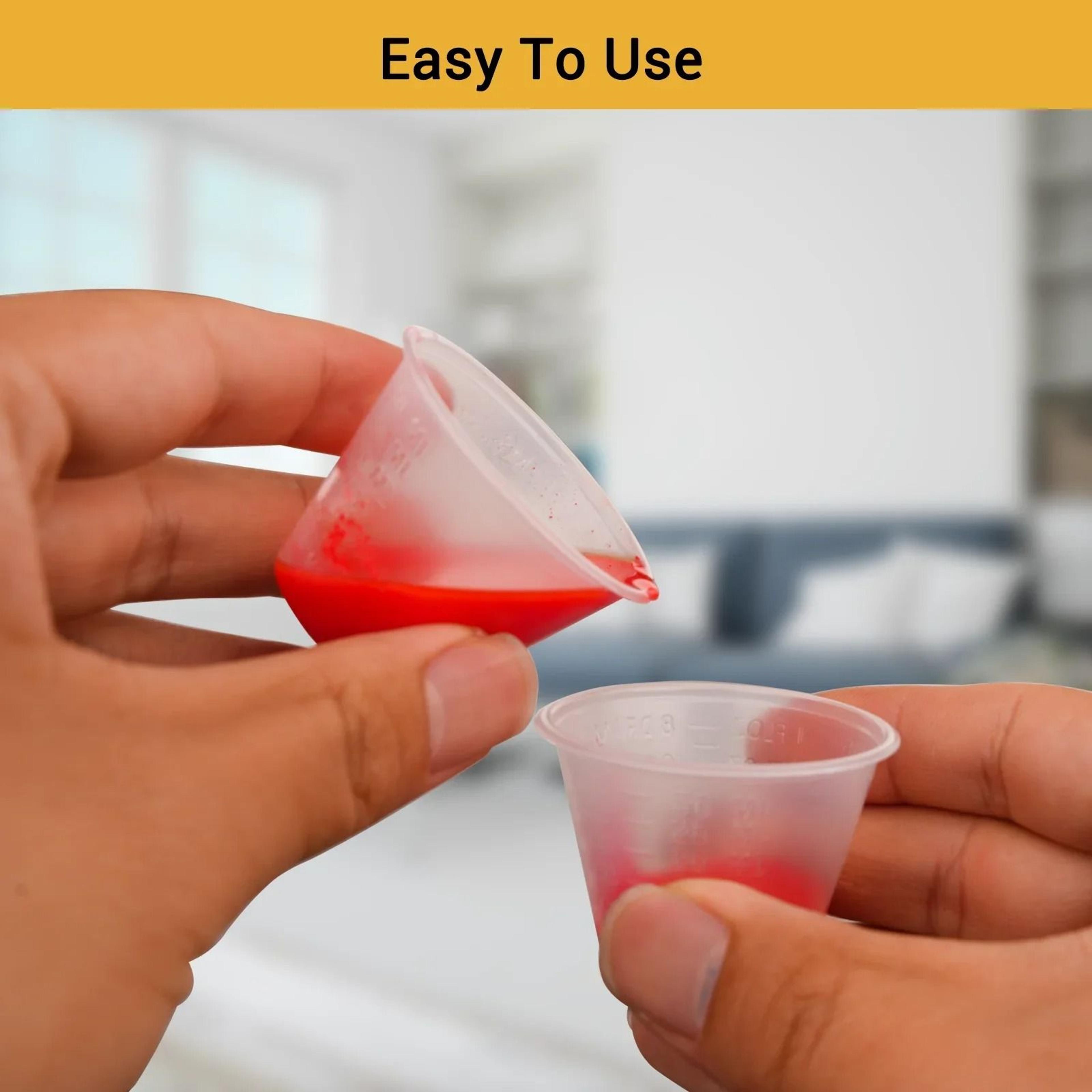 100 Pack Graduated Paint  Resin Mixing Cups 1