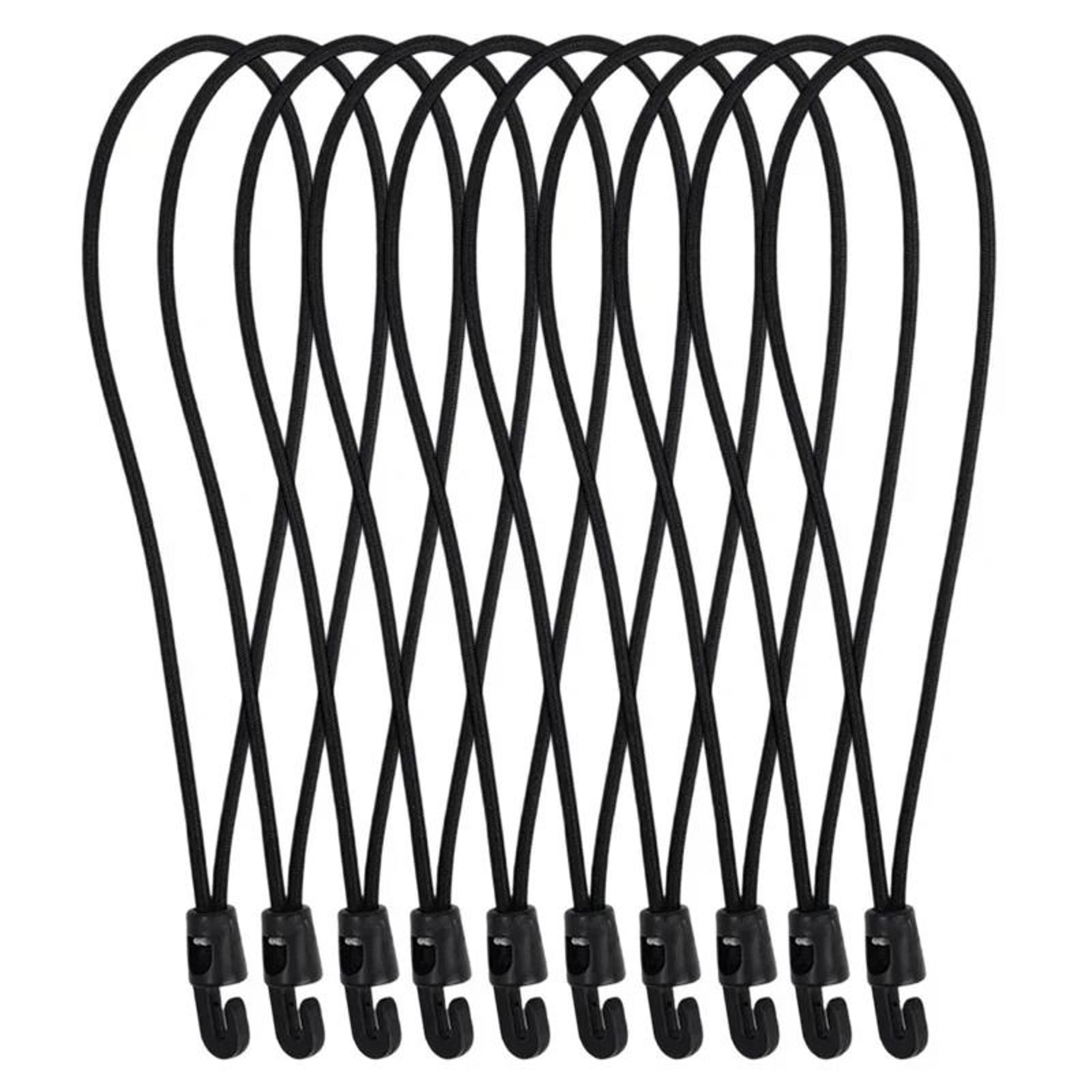 Heavy Duty Bungee Cord With Hooks High Elastic Rubber Tie Down Straps For Camping  Tarps 14