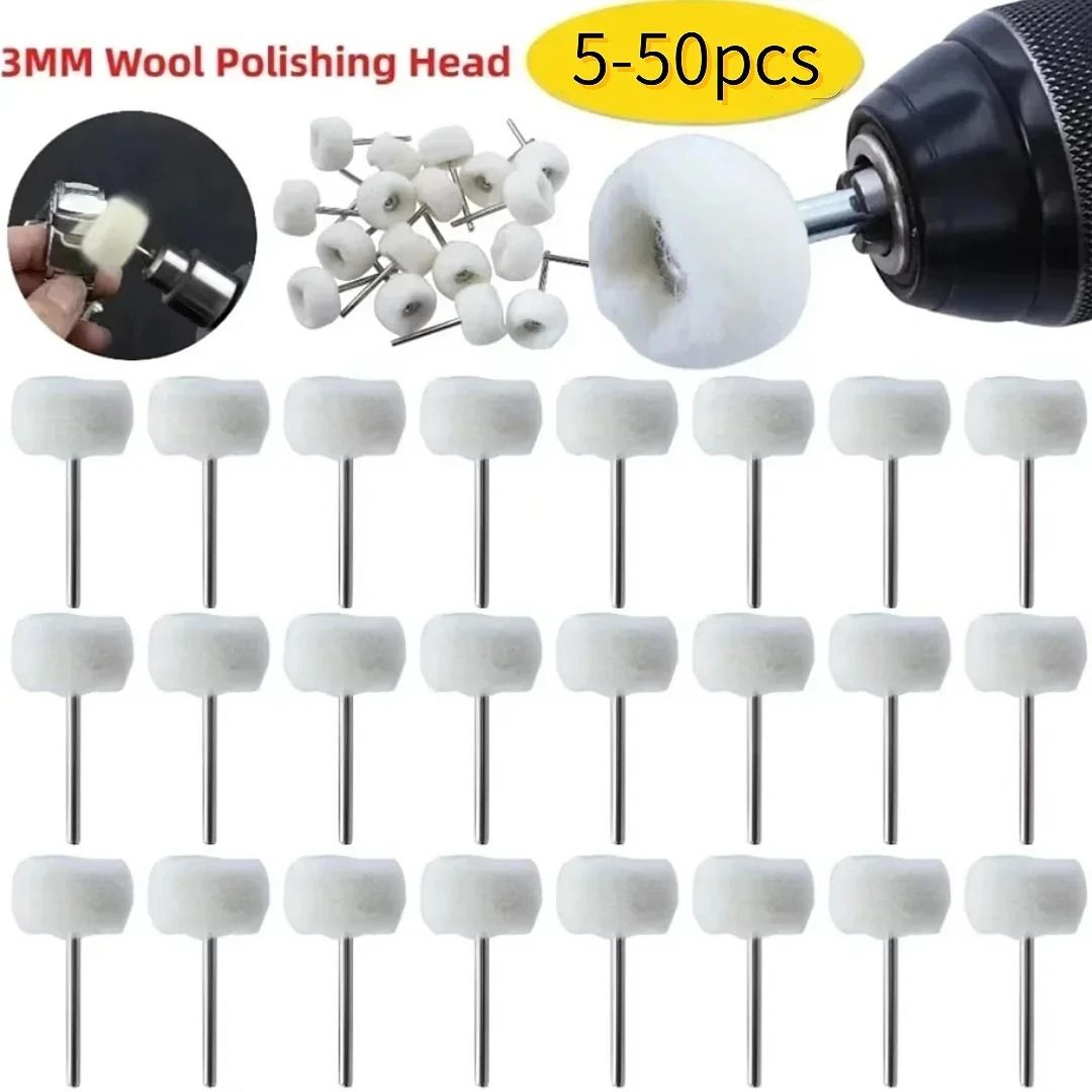 Mini Wool Polishing Wheel Set For Rotary Tools 0
