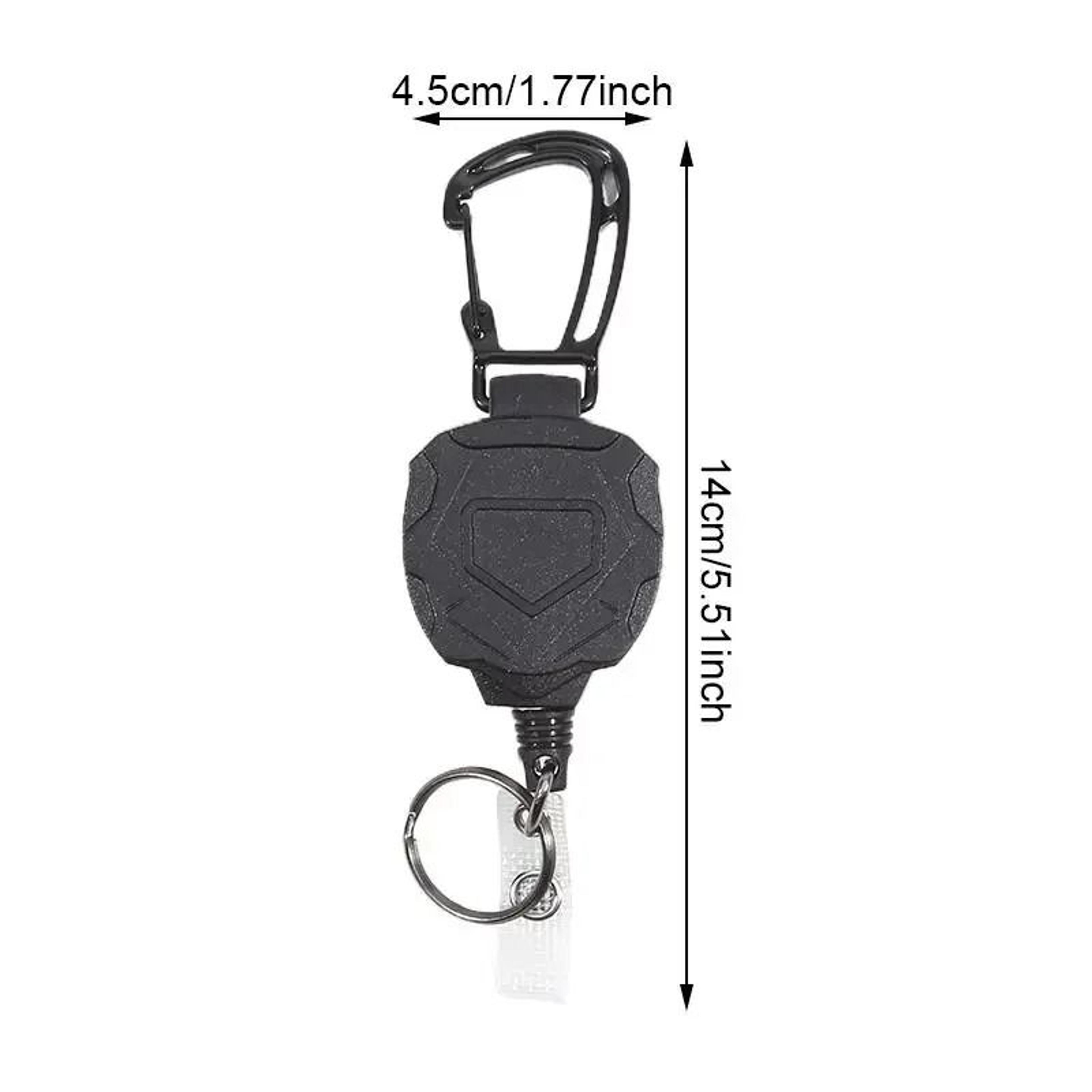 Heavy Duty Retractable Badge Holder With ID Card Cover  Reel Clip 7