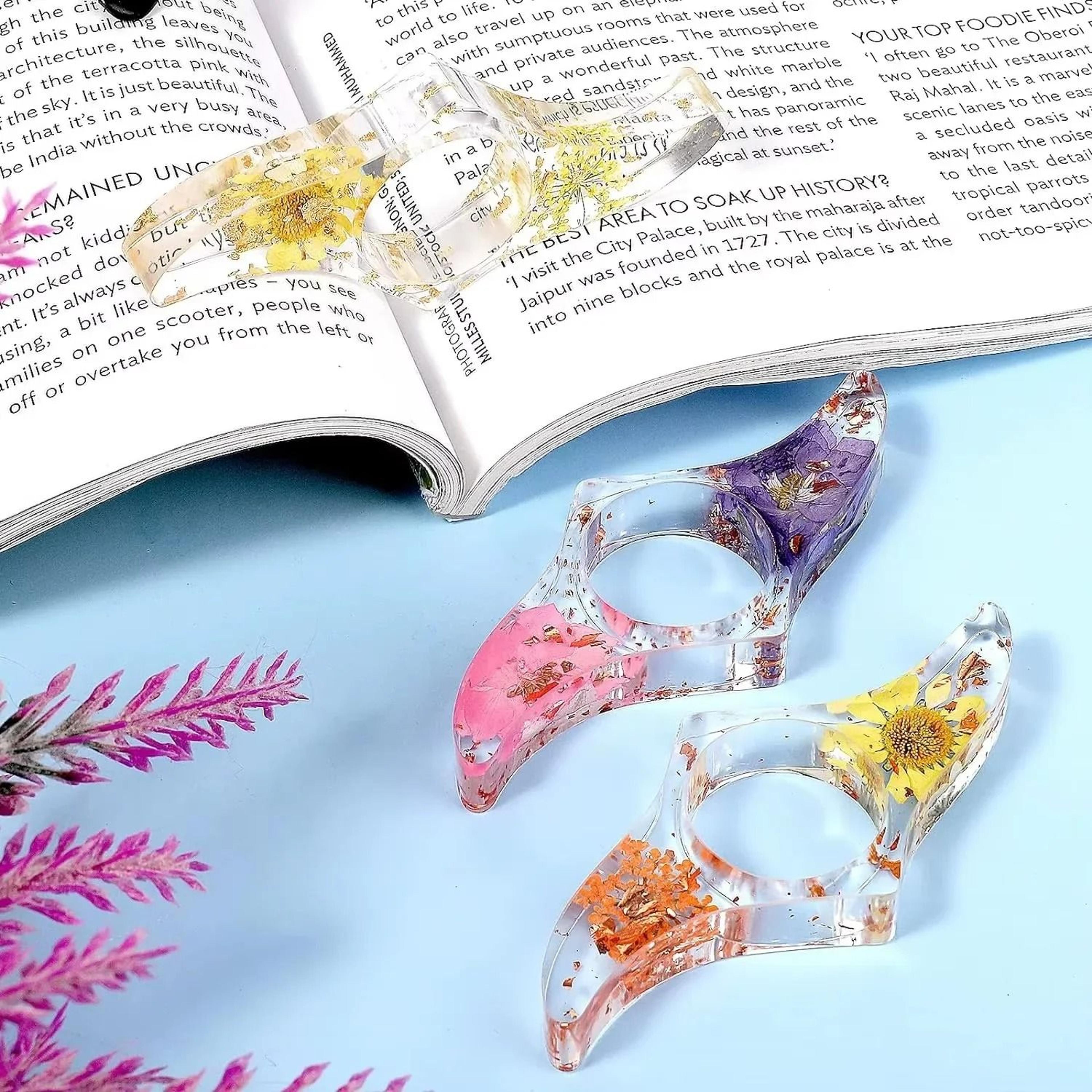 Creative Resin Thumb Page Holder And Bookmark 0