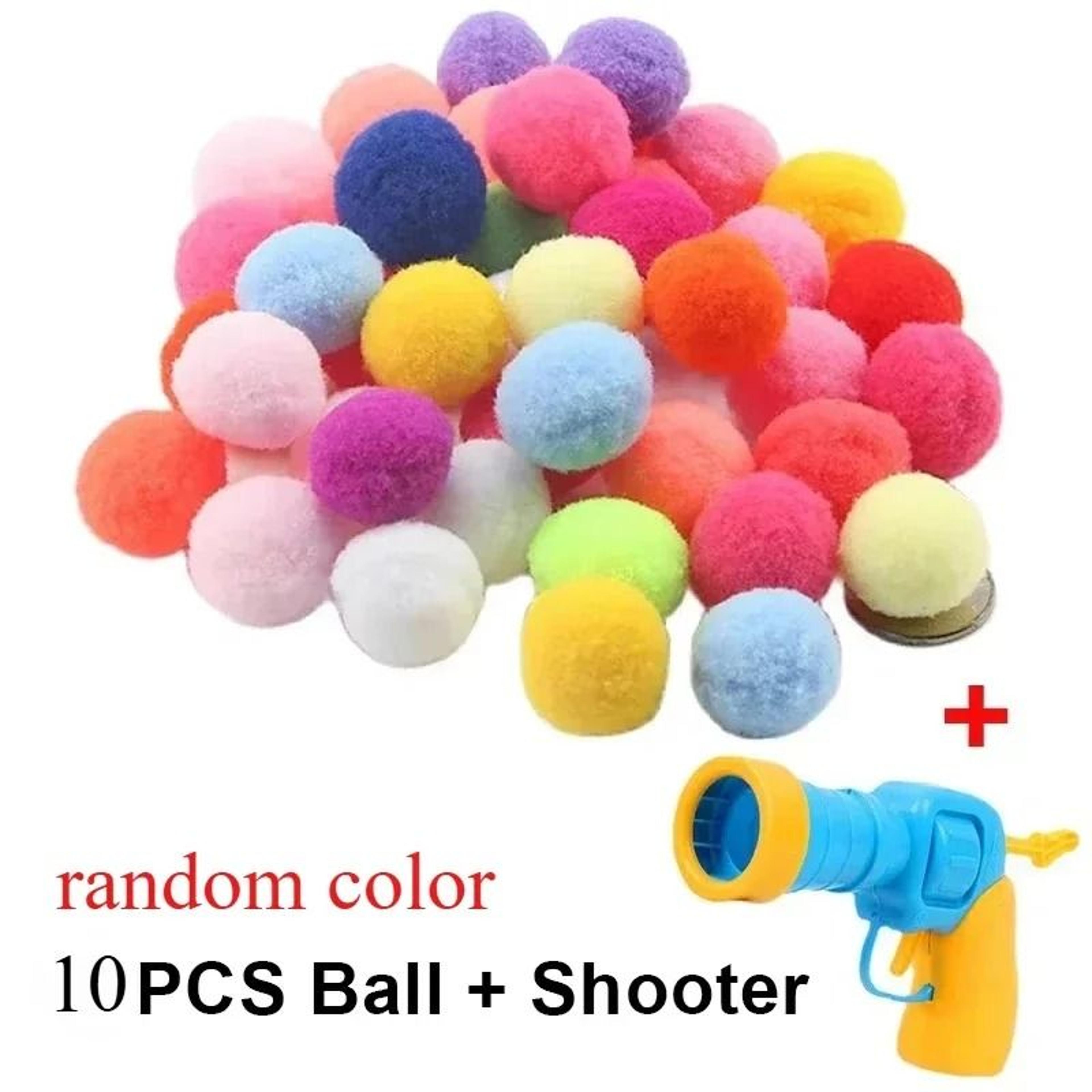 Interactive Cat Ball Launcher Toy With Plush Balls For Indoor Play 6