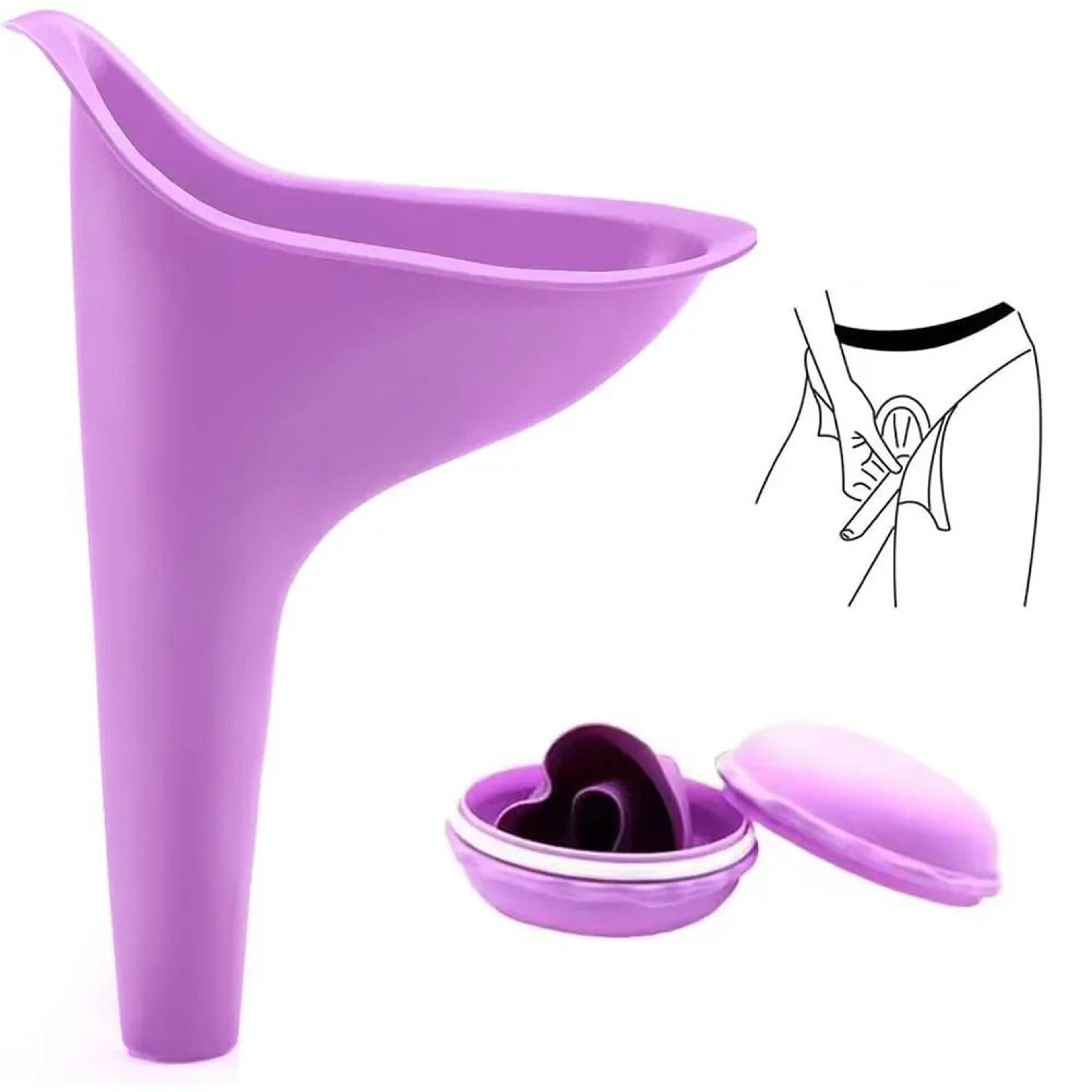 Portable Female Urinal Funnel With Travel Storage Case 0