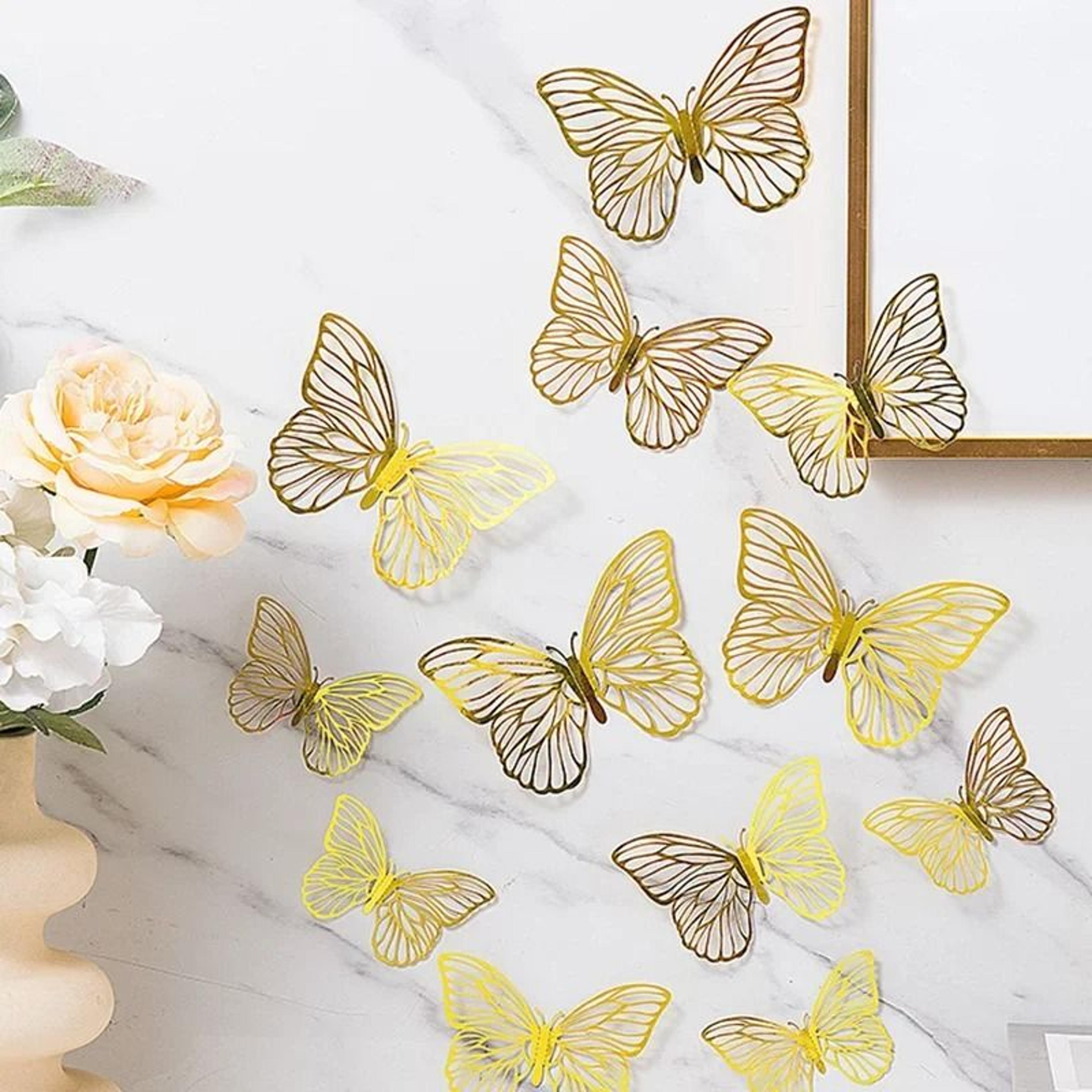 48 Piece 3D Butterfly Wall Decor Set For Parties And Room Decoration 3