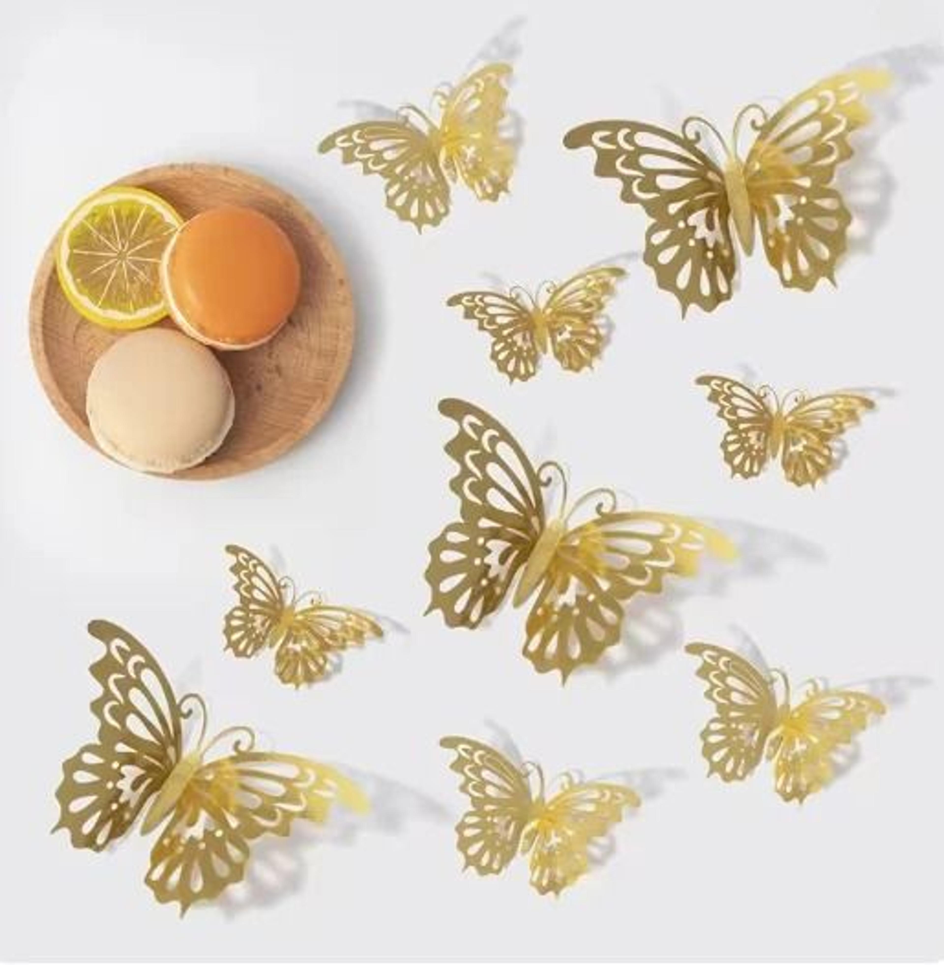 48 Piece 3D Butterfly Wall Decor Set For Parties And Room Decoration 8