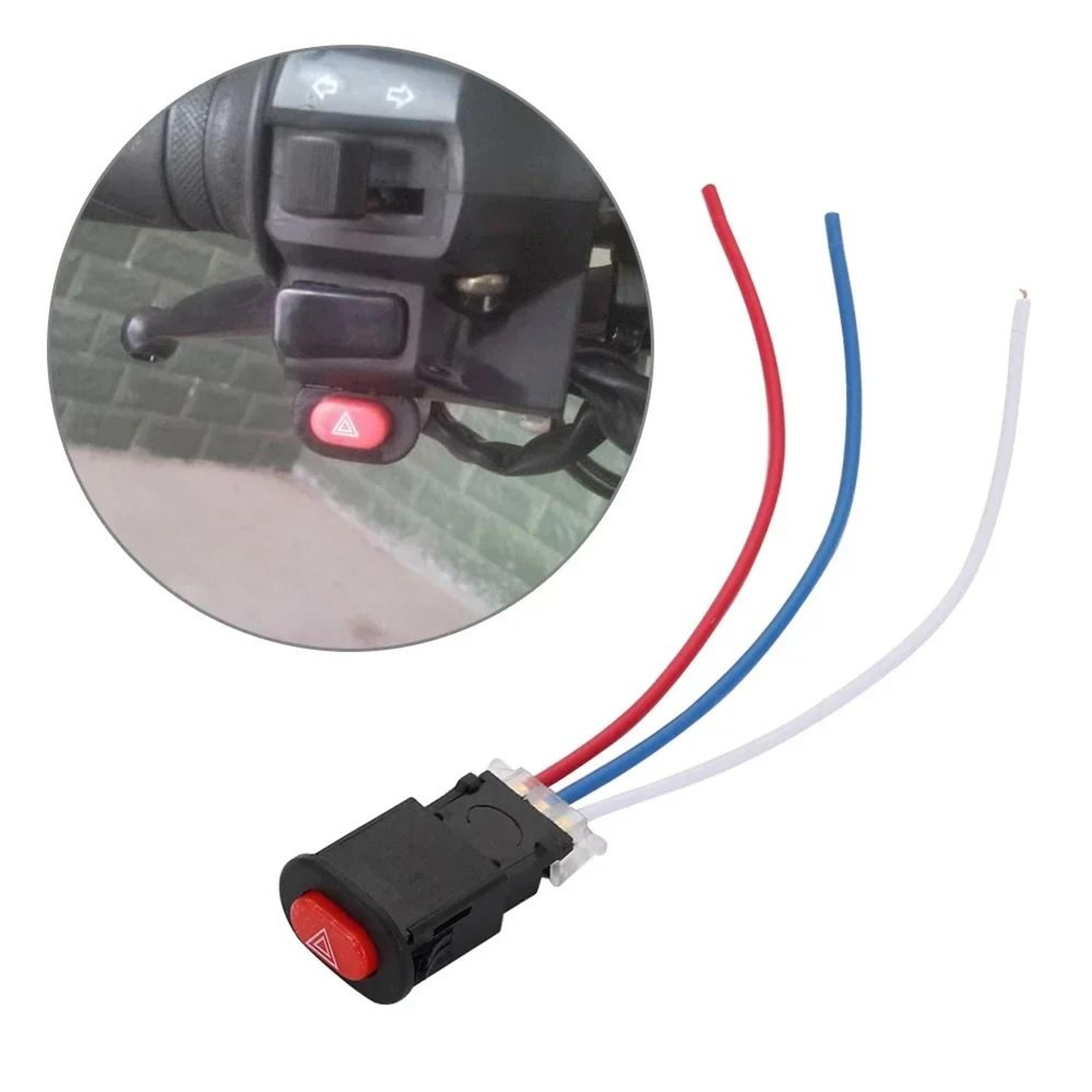 Motorcycle Hazard Warning Light Switch For Scooters And ATVs 1