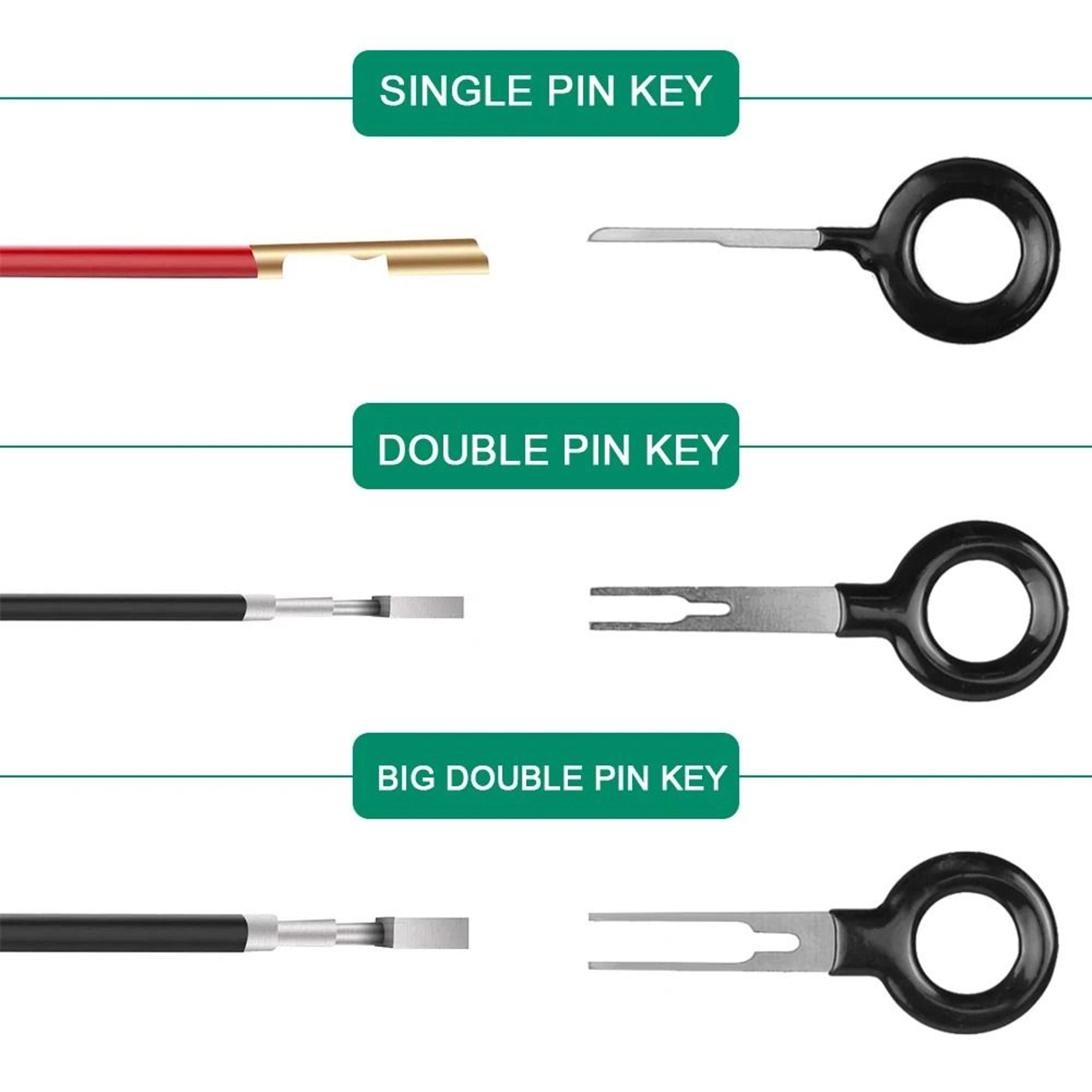 Universal Car Terminal Pin Removal Tool Kit Wire Connector Extractor Set 4