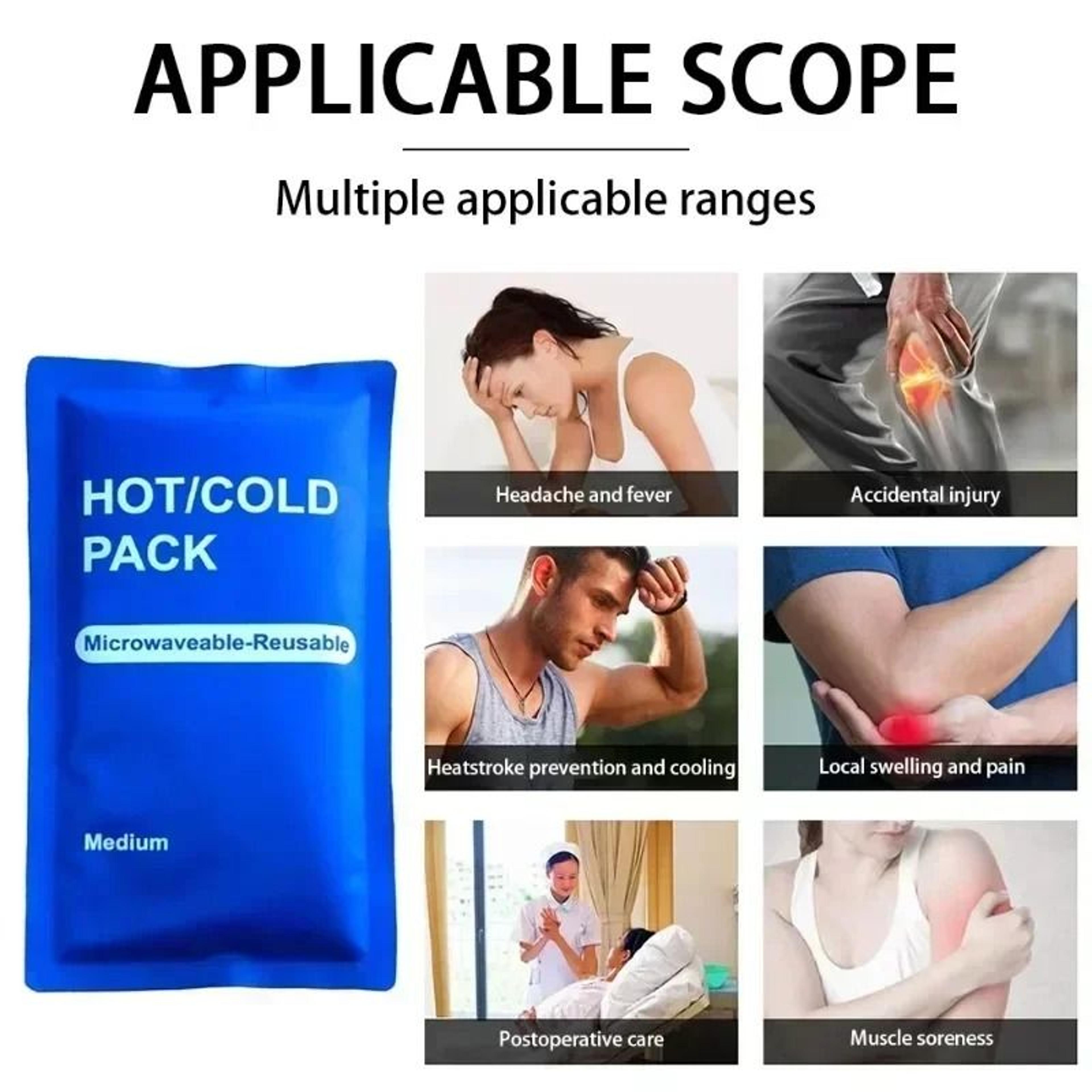 Reusable Hot  Cold Gel Therapy Ice Pack For Pain Relief Muscle Recovery And Injury Care 2