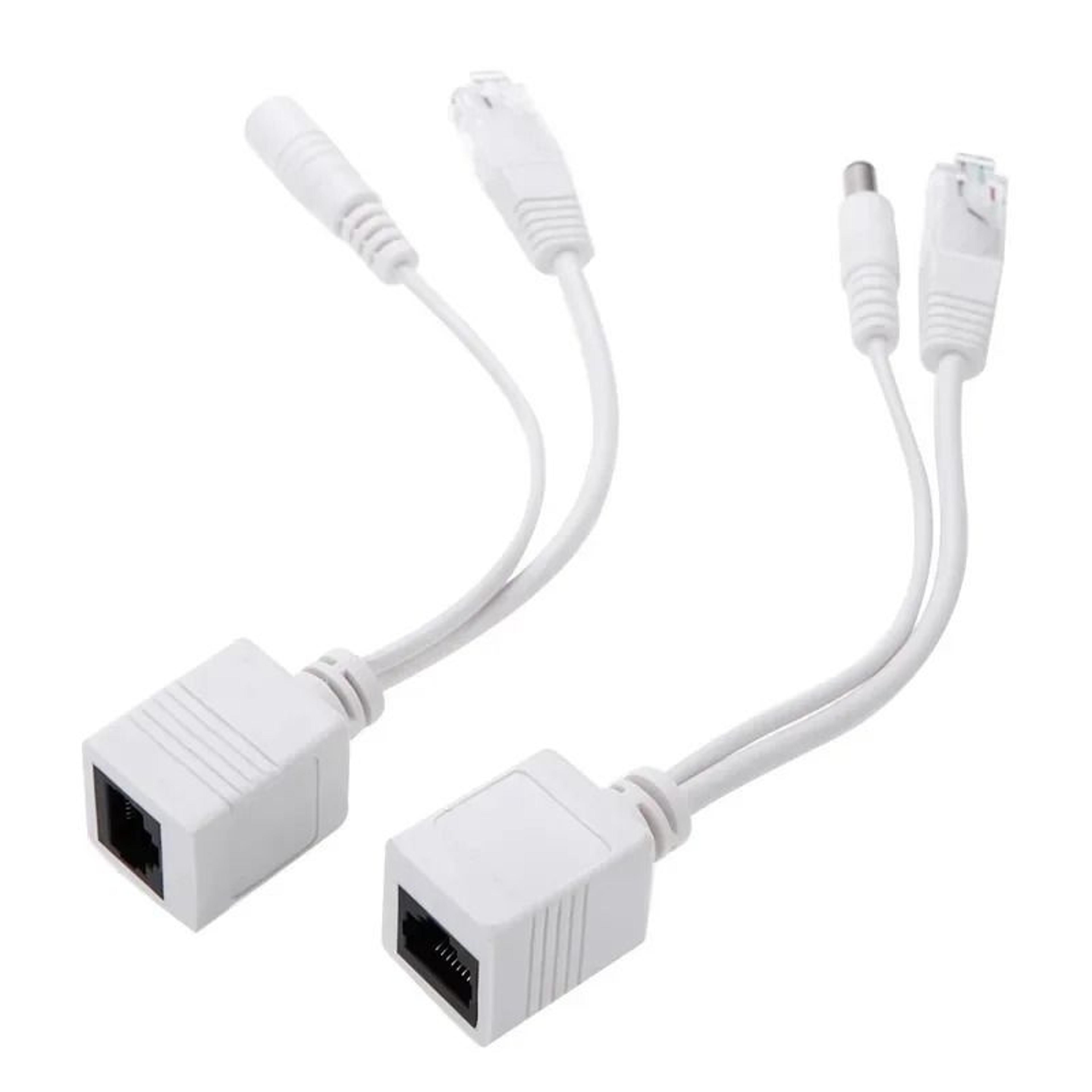 Passive PoE Injector Splitter Cable RJ45 Power Adapter For IP Cameras 11