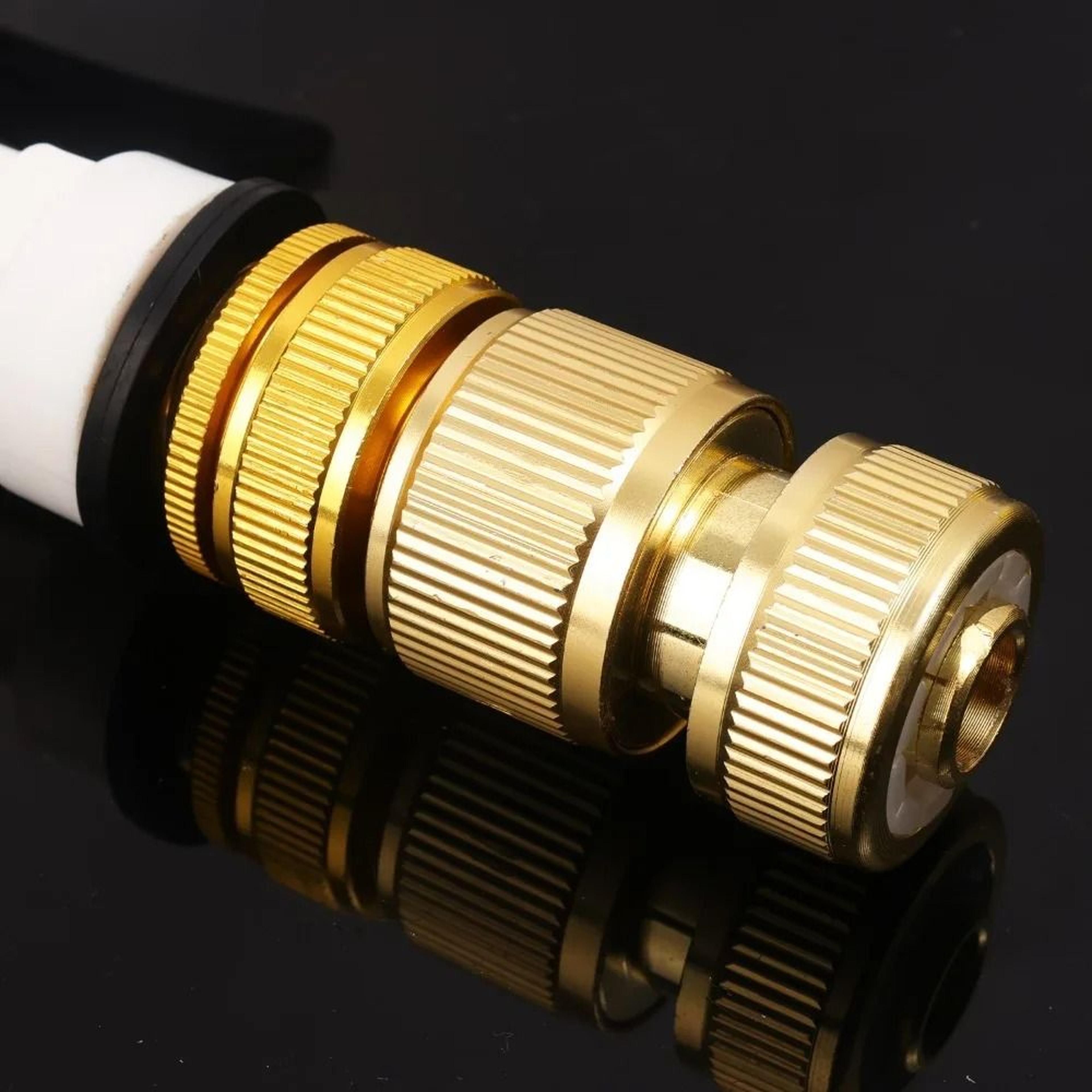 Brass Garden Hose Quick Connector Tap Adapter For Drip Irrigation And Hose Repair 4